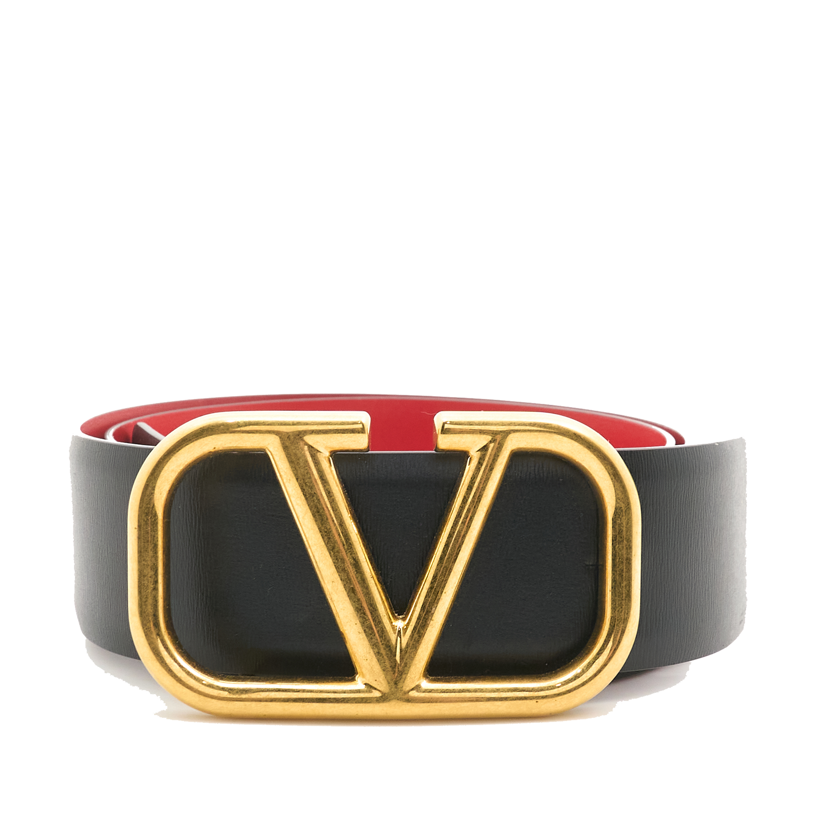 Valentino VLOGO Reversible Leather Belt