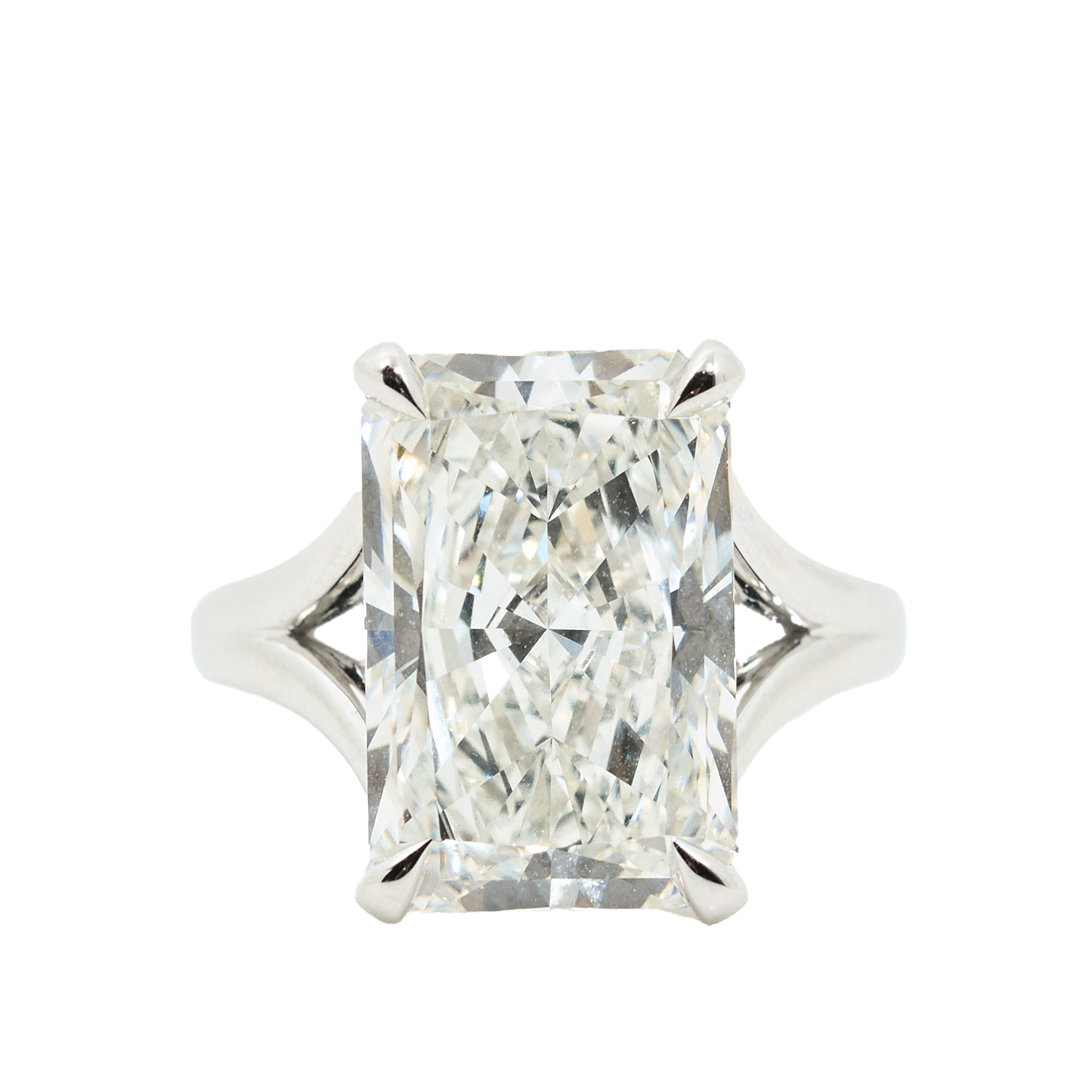MV&Co Custom 10.08ct Lab-Grown Diamond Solitaire Ring in 18ct White Gold