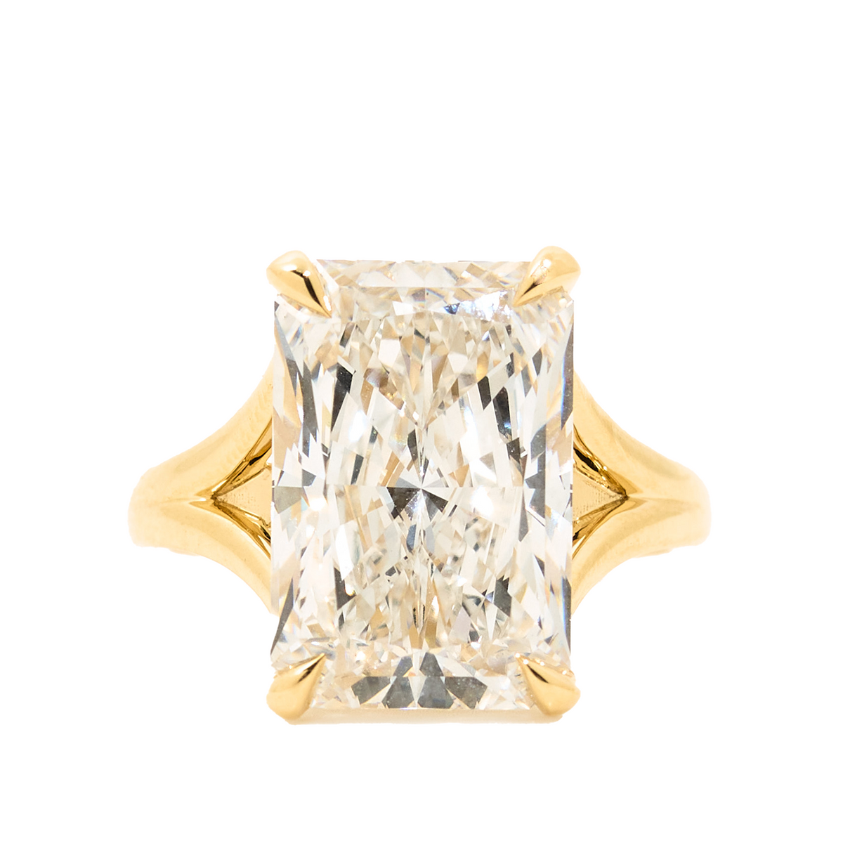 MV&Co Custom 10.22ct Lab-Grown Diamond Solitaire Ring in 18ct Yellow Gold