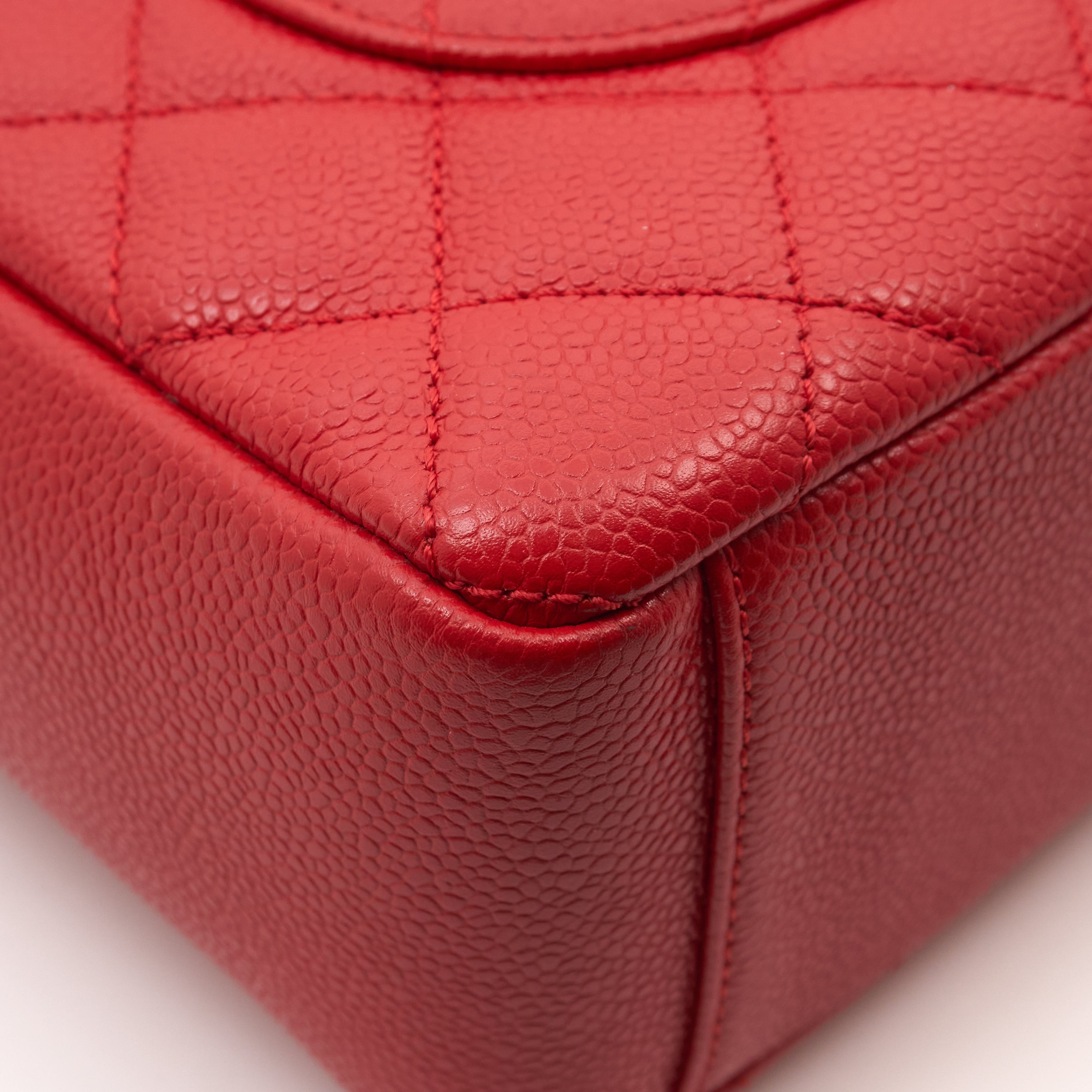 Chanel Red Caviar GST Tote SHW