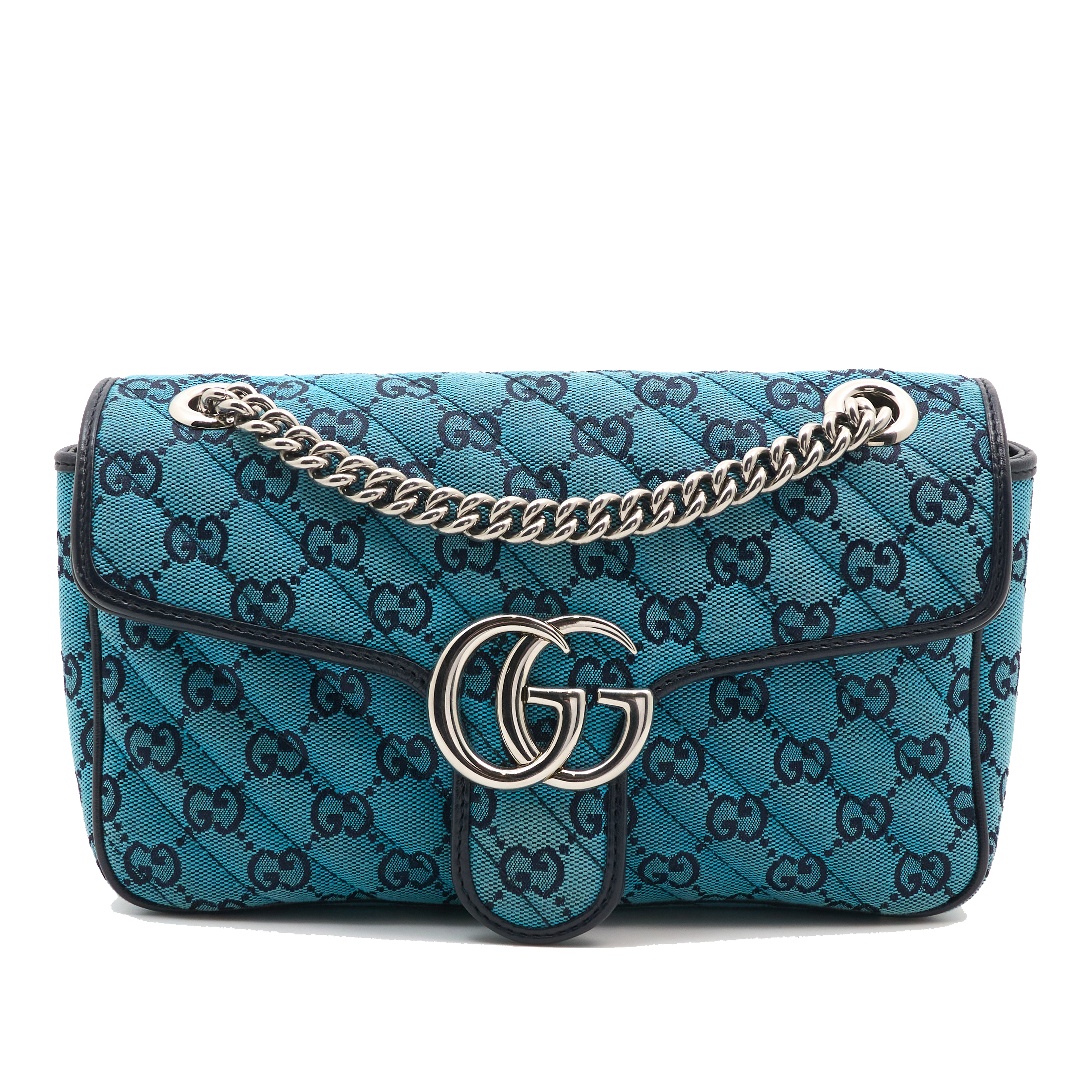 Gucci GG Canvas Diagonal Marmont Bag