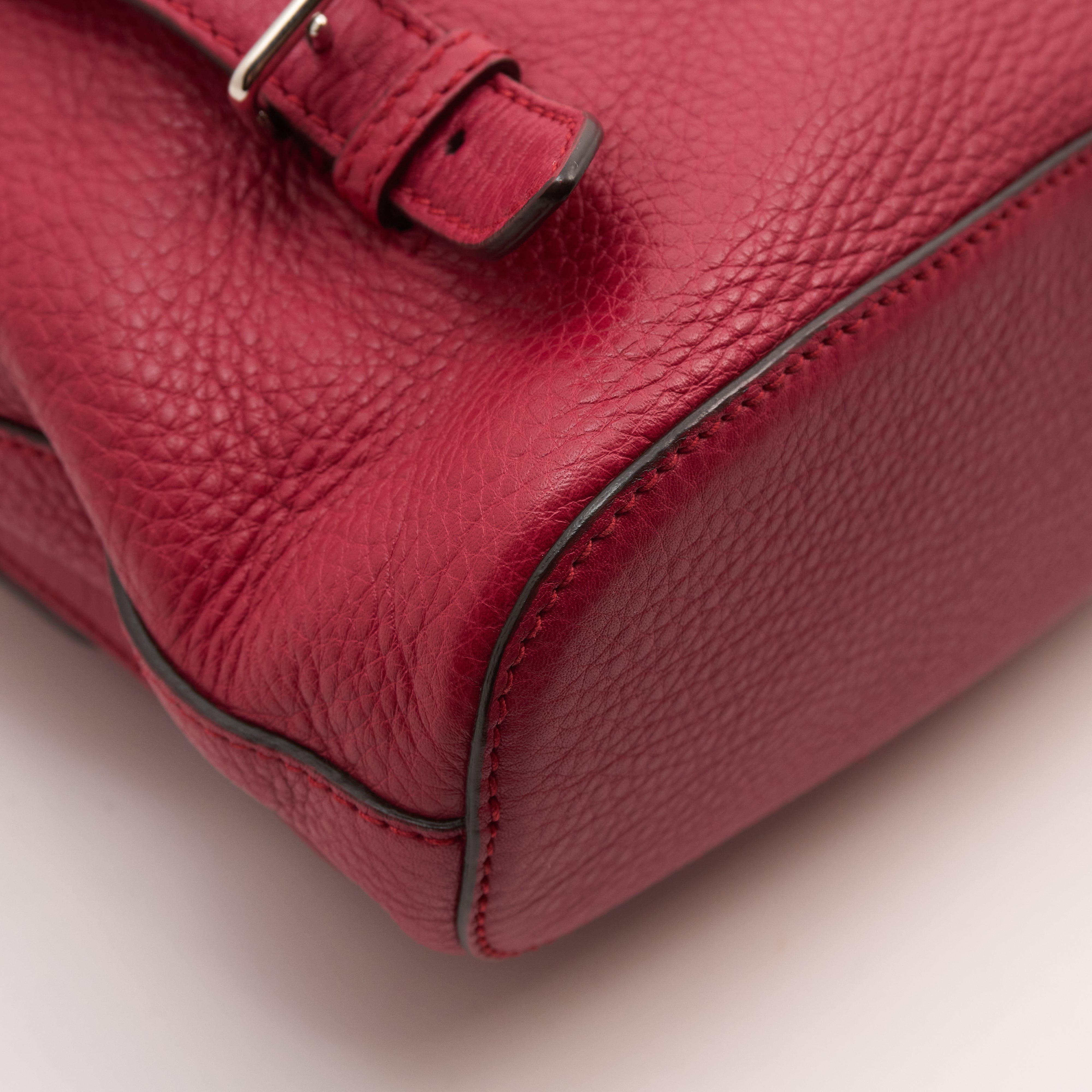 Gucci Pink Leather Backpack