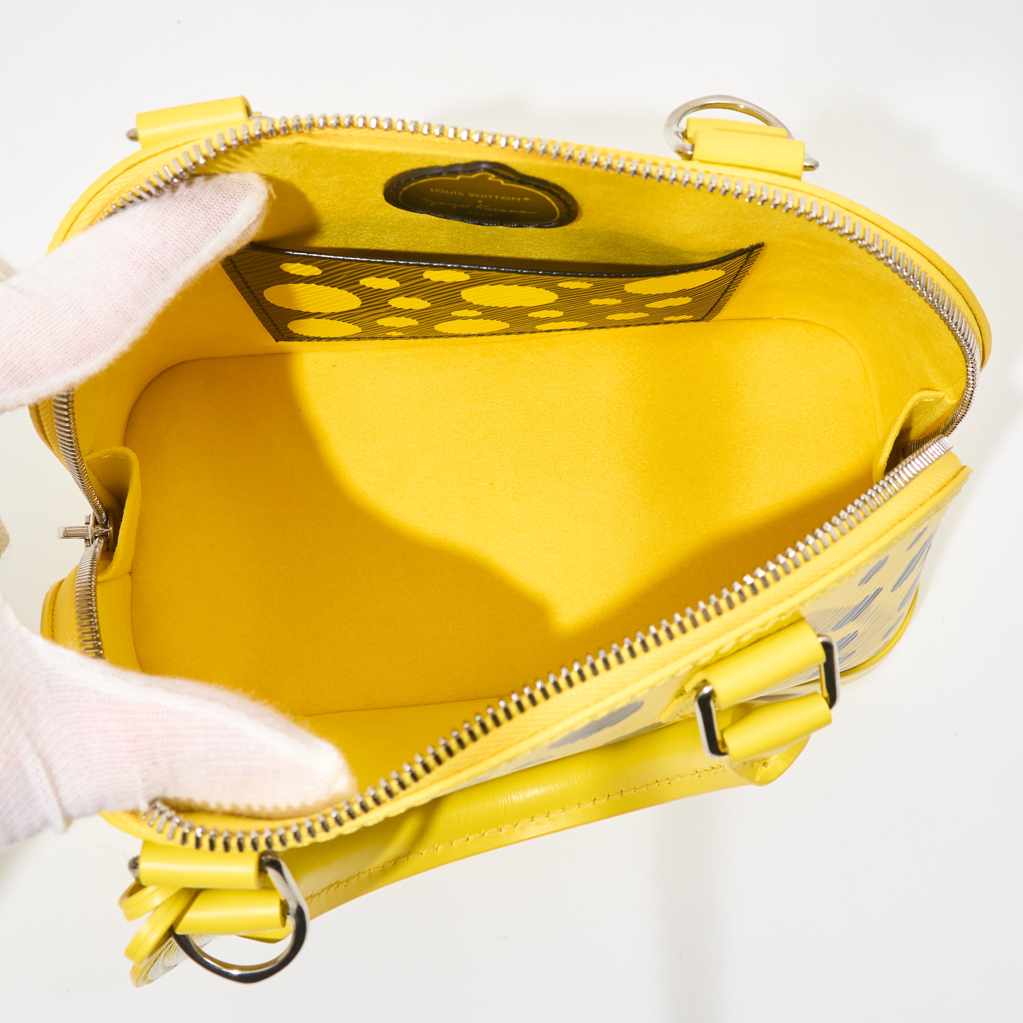Louis Vuitton Yayoi Kusama Alma BB Yellow