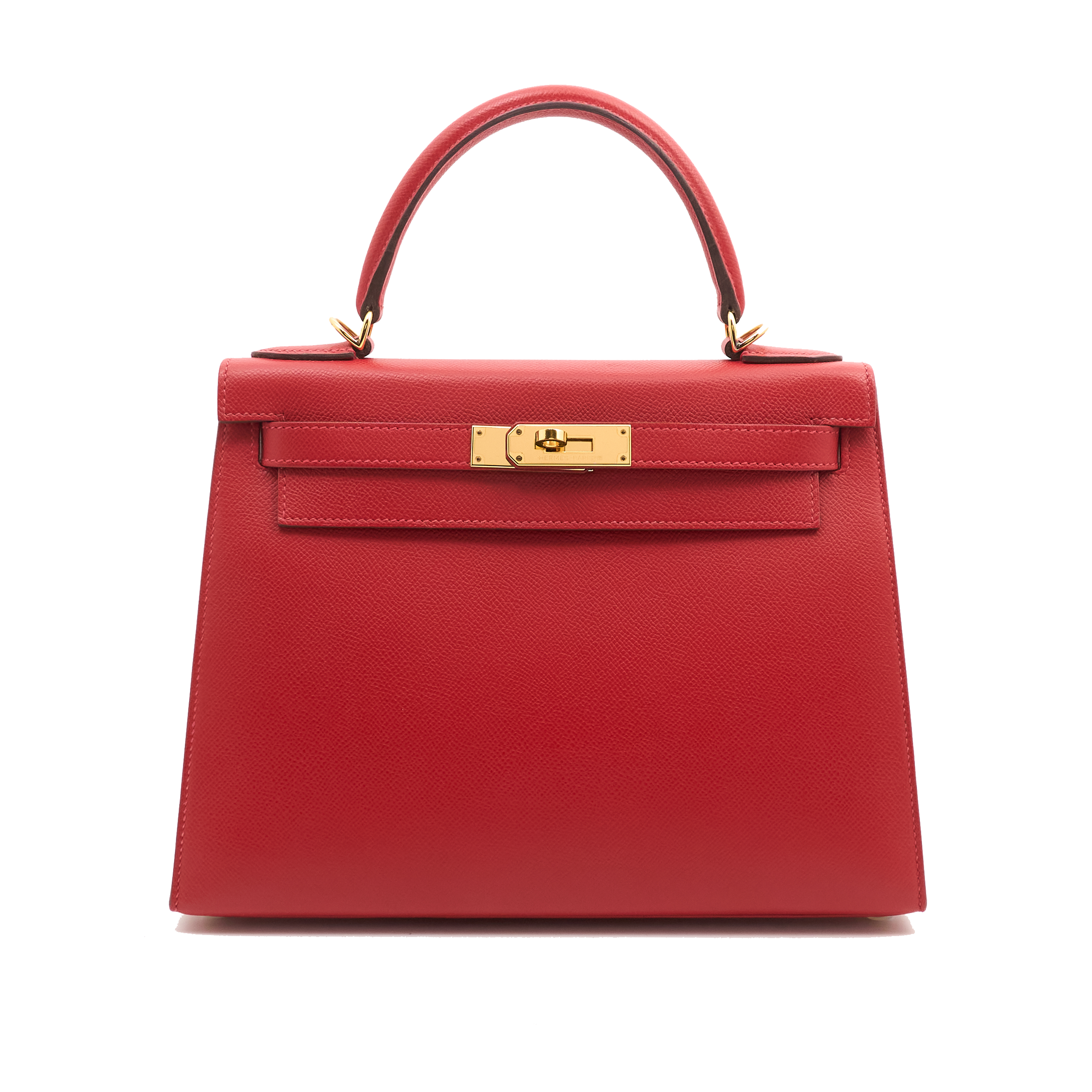 Hermes Kelly 28 Epsom Rouge Casaque (Stamp C 2018)