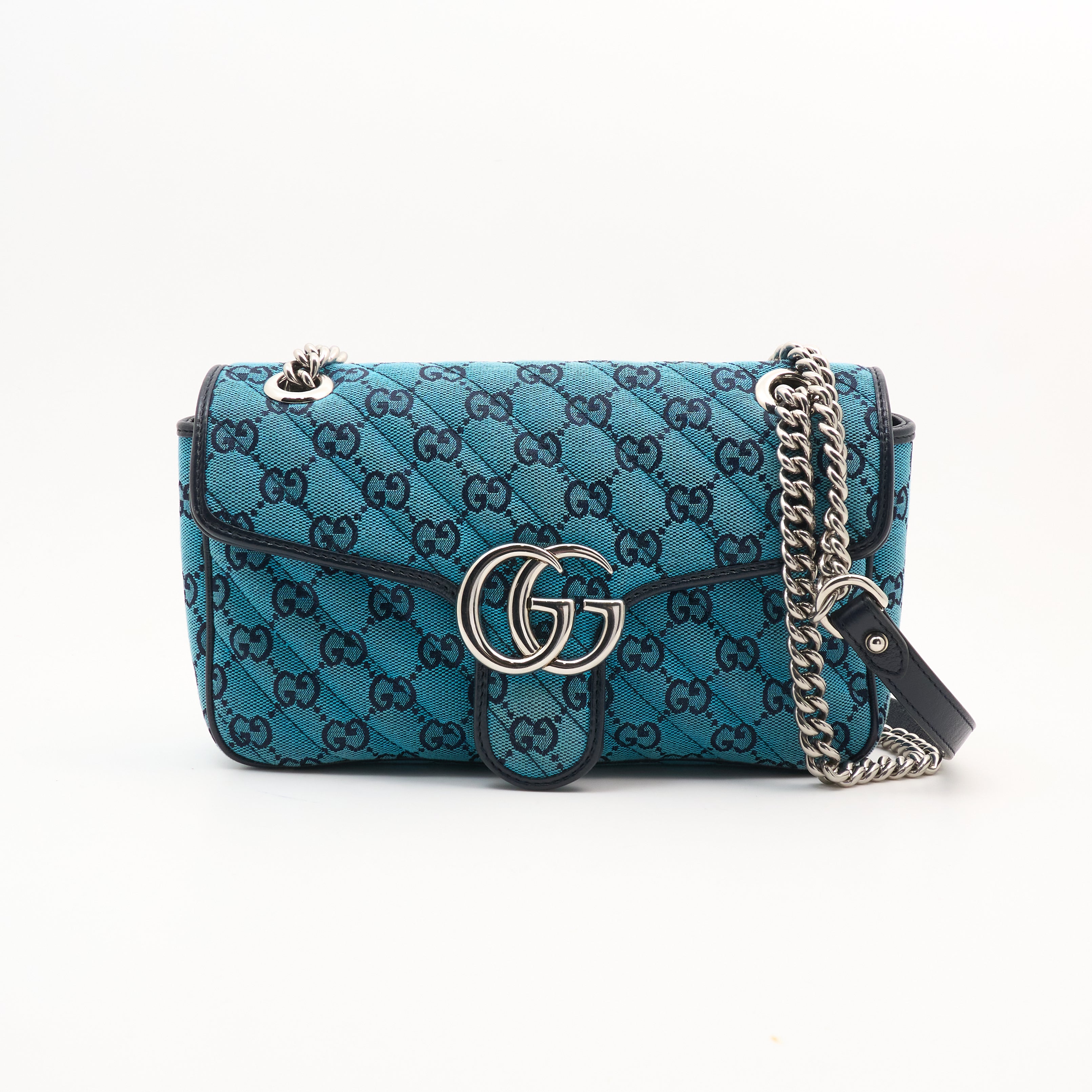 Gucci GG Canvas Diagonal Marmont Bag