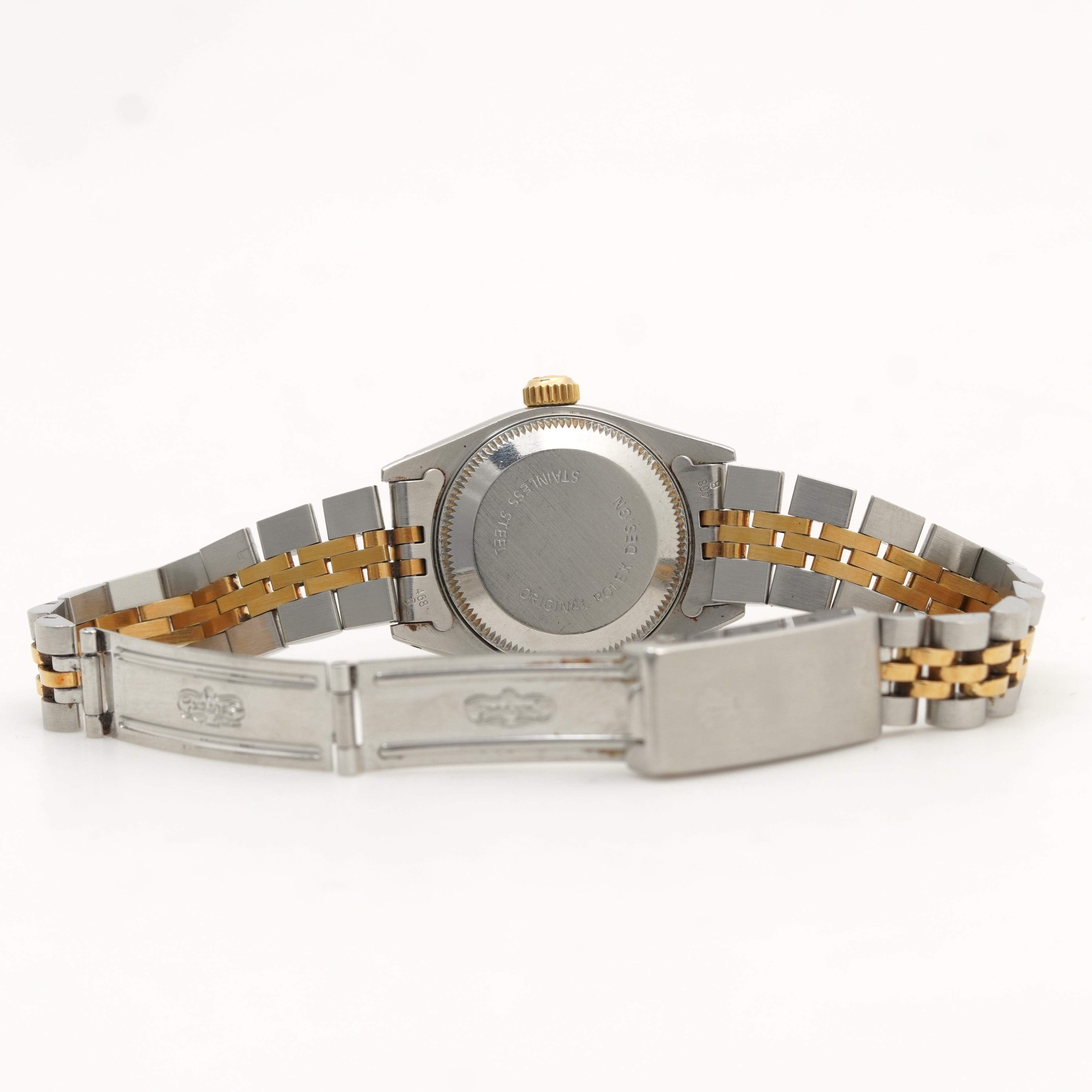 Rolex Ladies Datejust 26mm Champagne Diamond Dial
