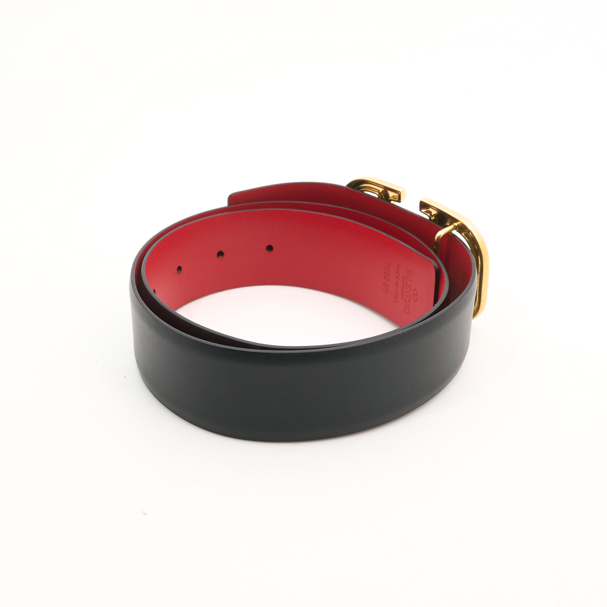 Valentino VLOGO Reversible Leather Belt