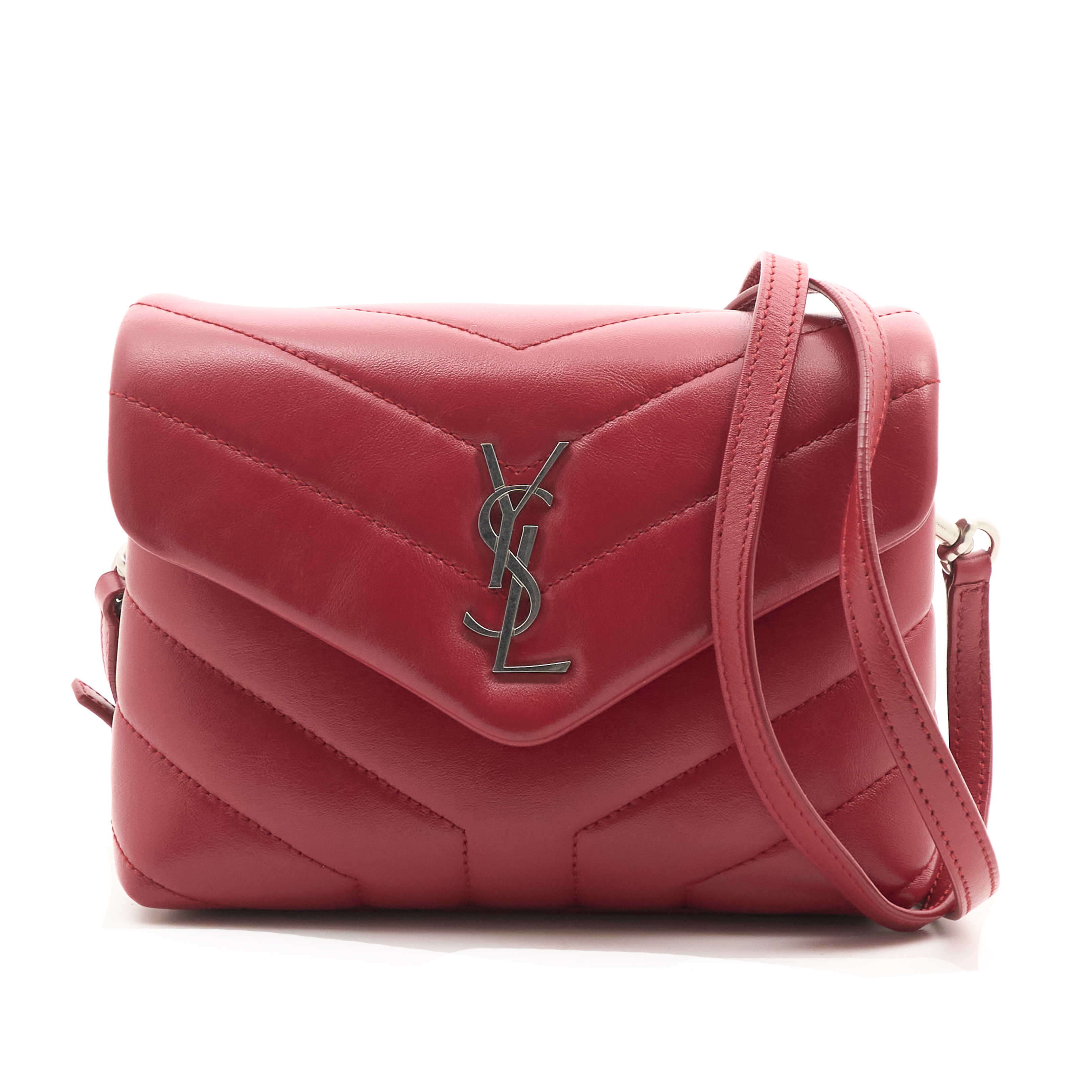 Saint Laurent Red Lou Lou Bag