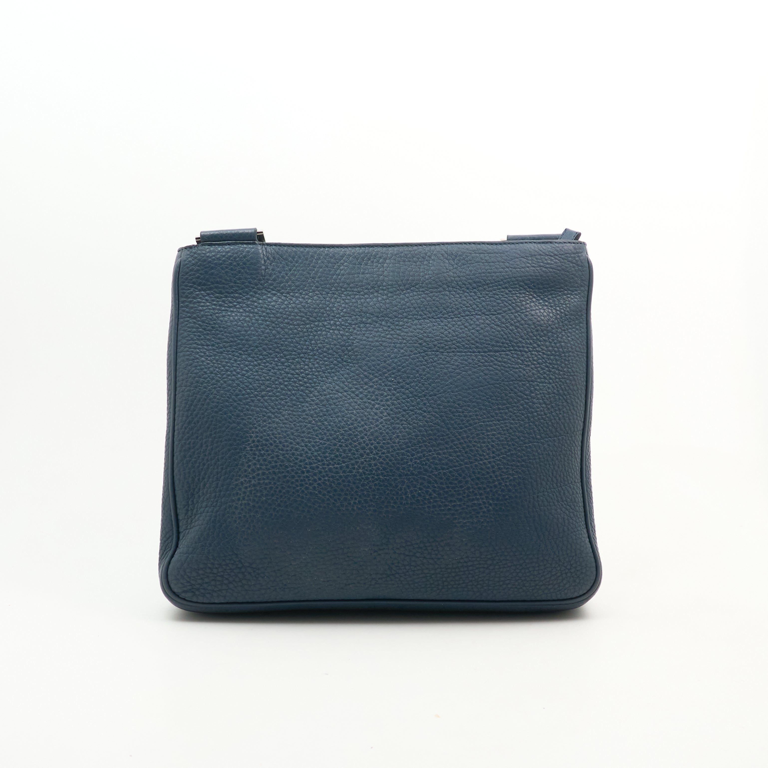 Prada Blue Vitello Diano Messenger Bag