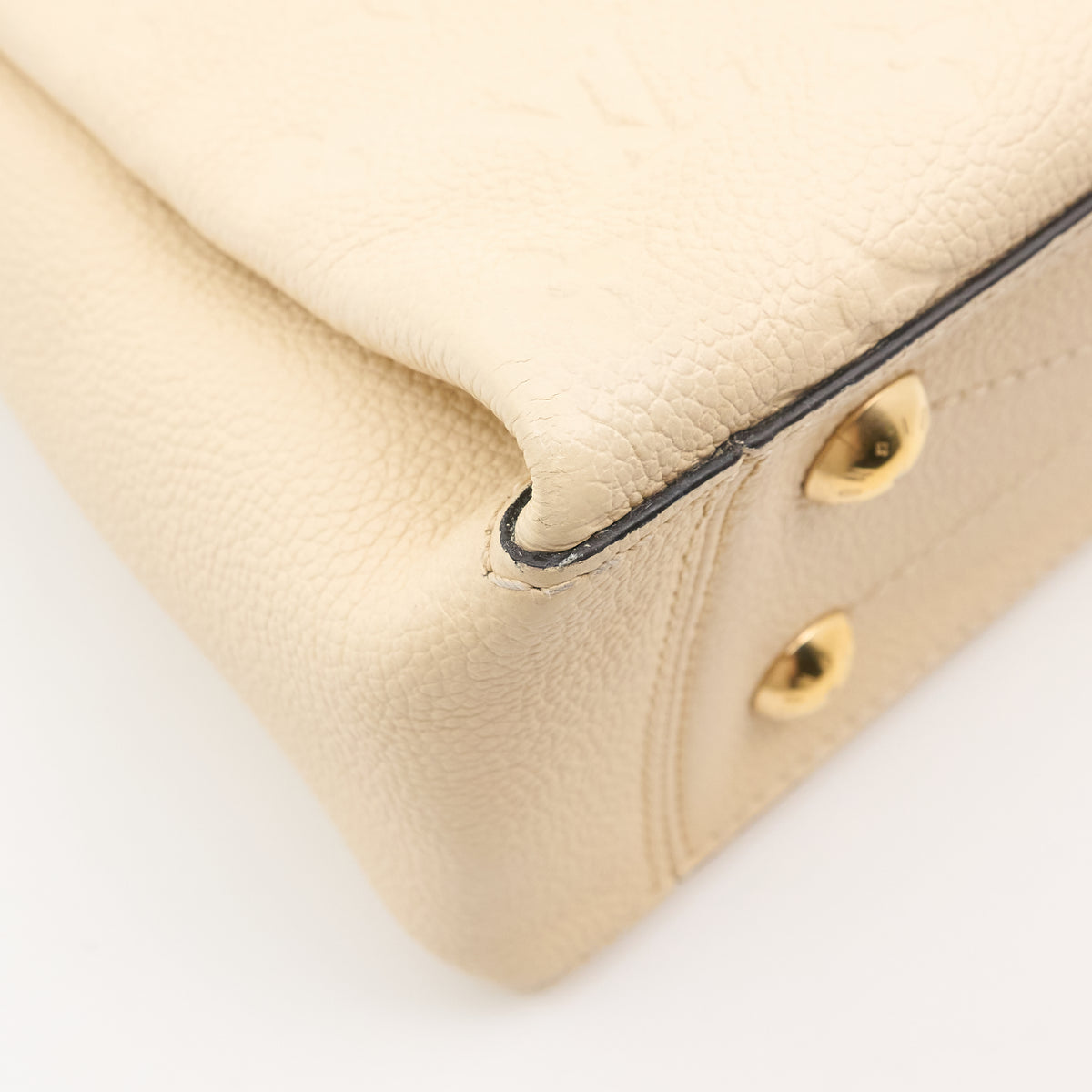 Louis Vuitton Surène BB Handbag in Cream Monogram Empreinte Leather