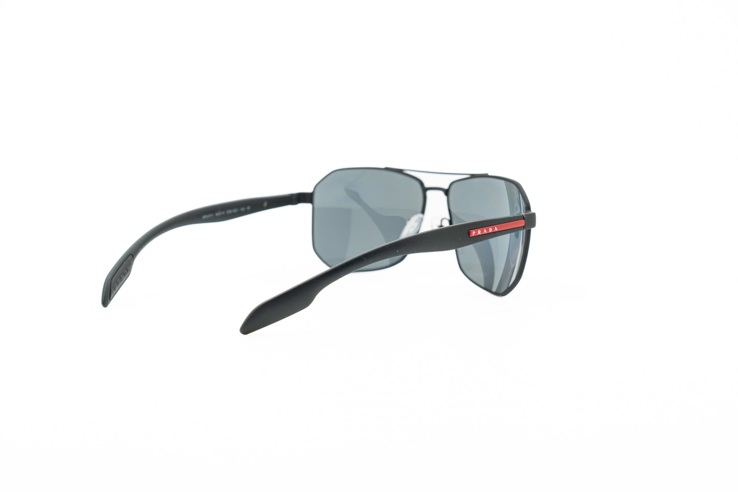 Prada DG0-5Z1 Stainless Steel Sunglasses in Black