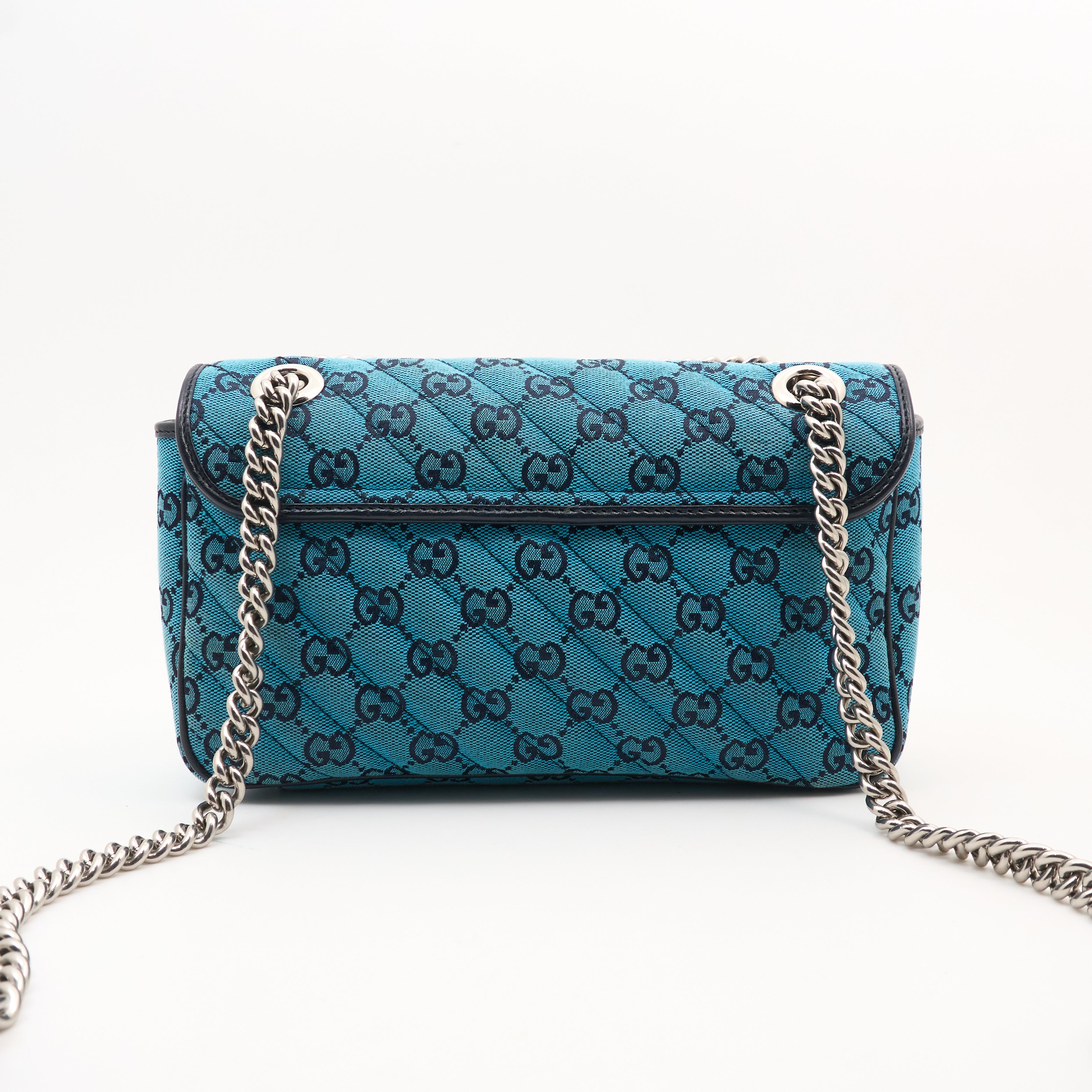 Gucci GG Canvas Diagonal Marmont Bag