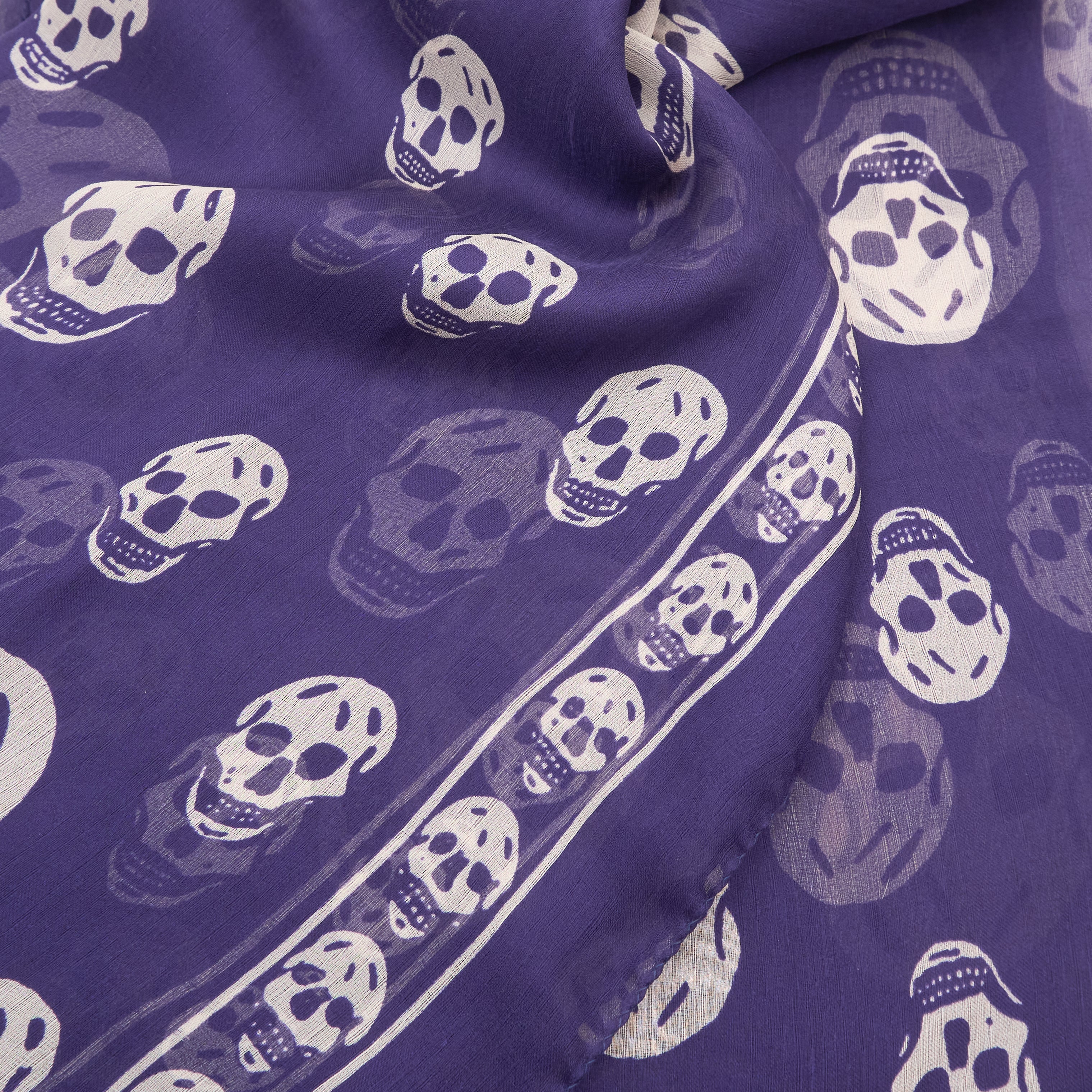 Alexander McQueen Skull Silk Scarf