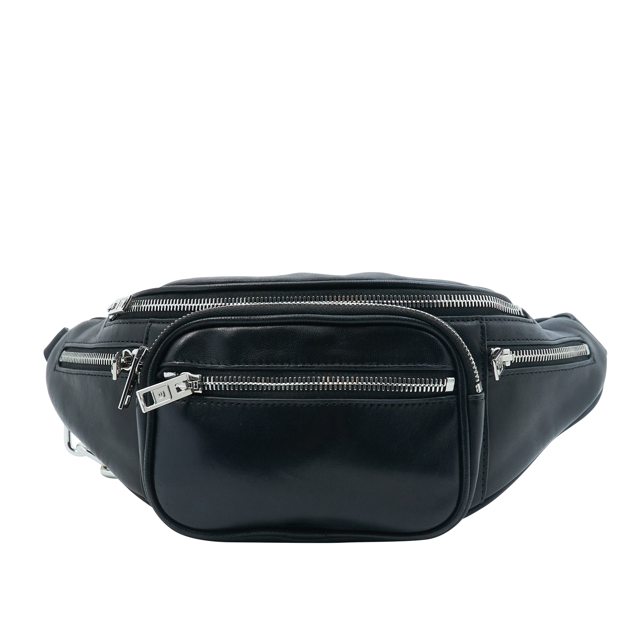 Alexander Wang Black Pocket Zipped Bumbag