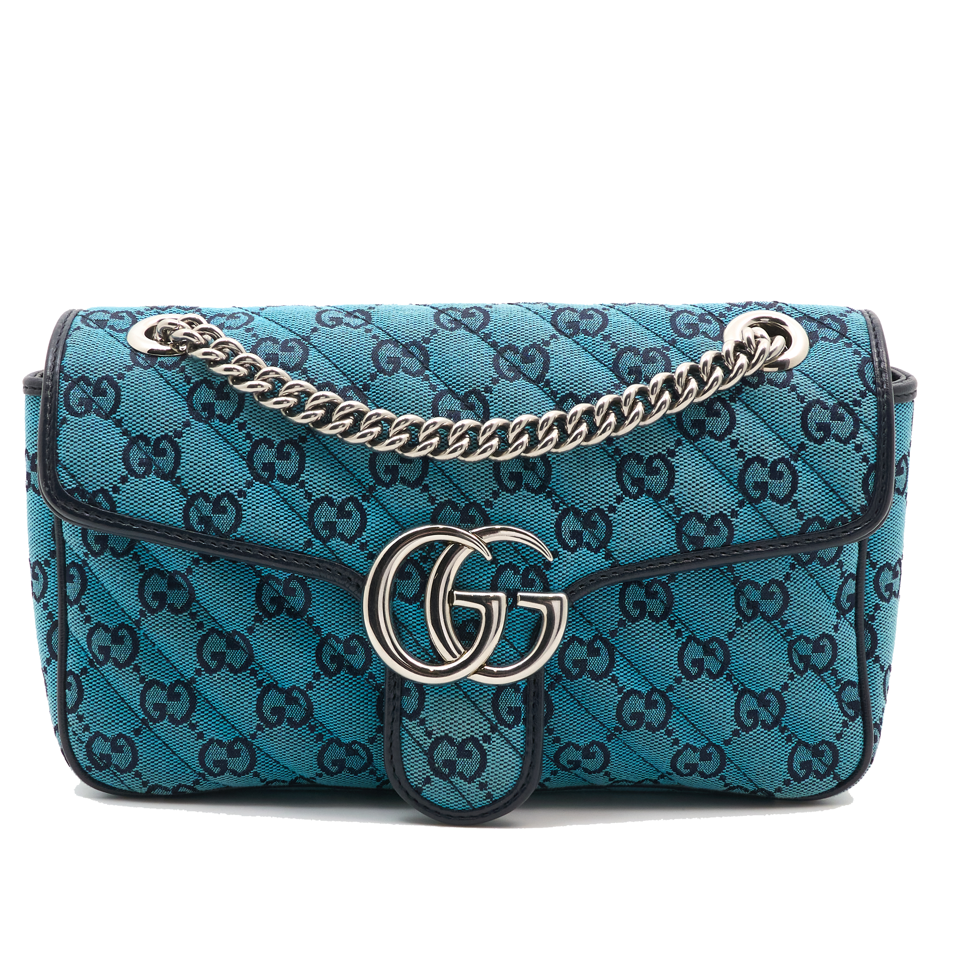 Gucci GG Canvas Diagonal Marmont Bag