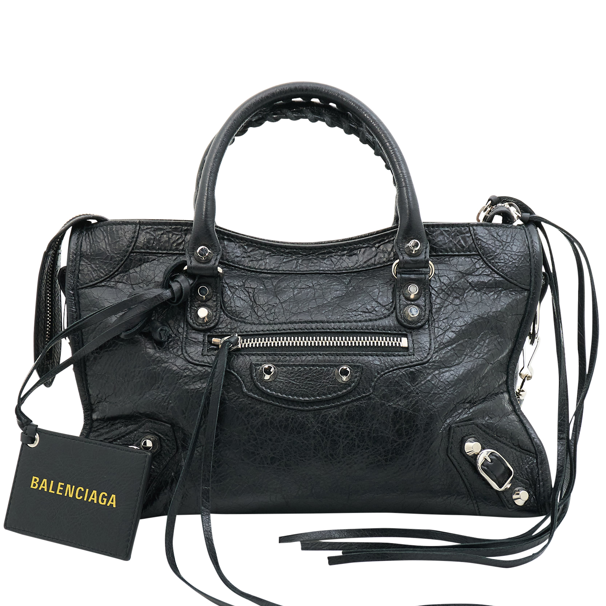 Balenciaga Classic City Bag Black SHW