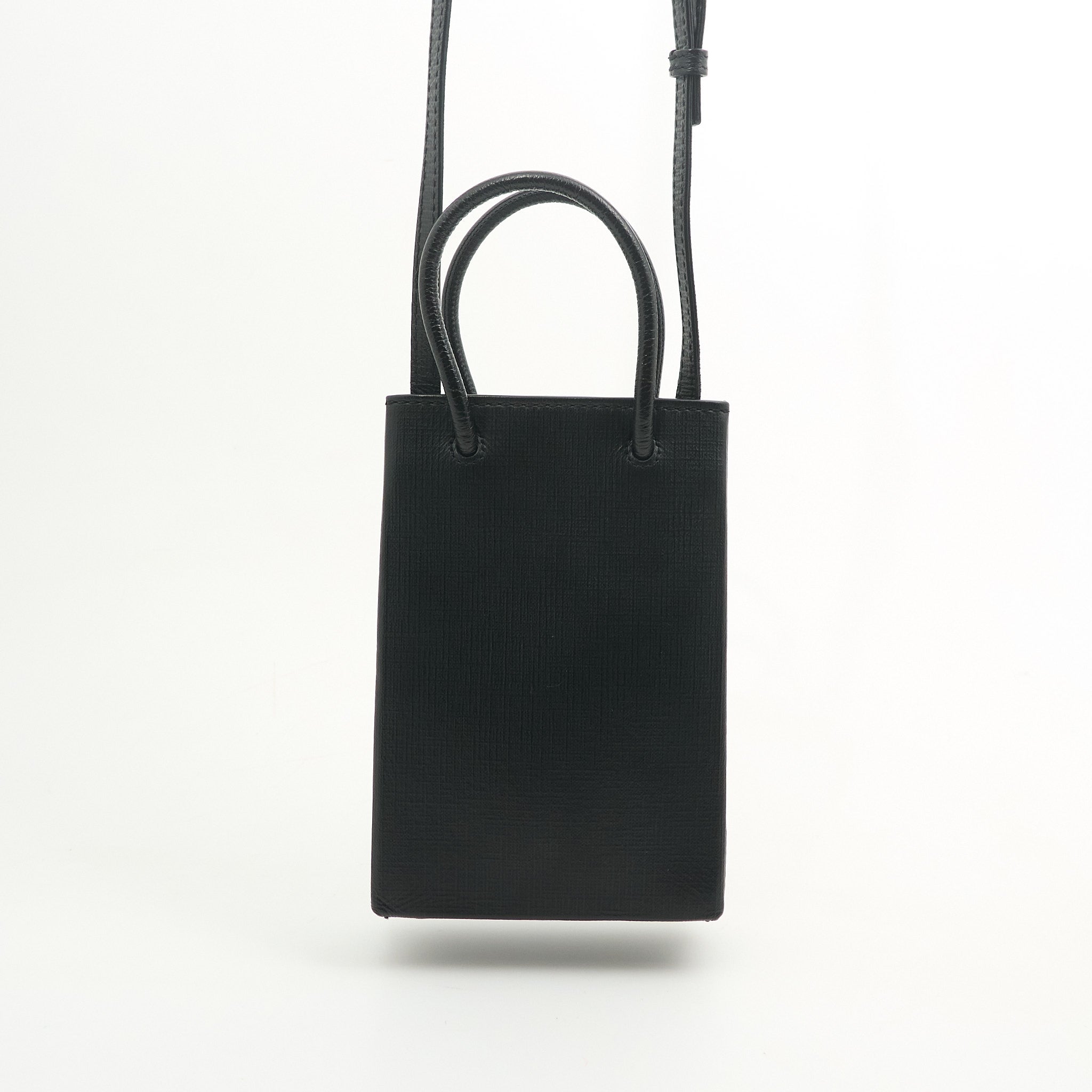 Balenciaga Phone Crossbody Bag Black