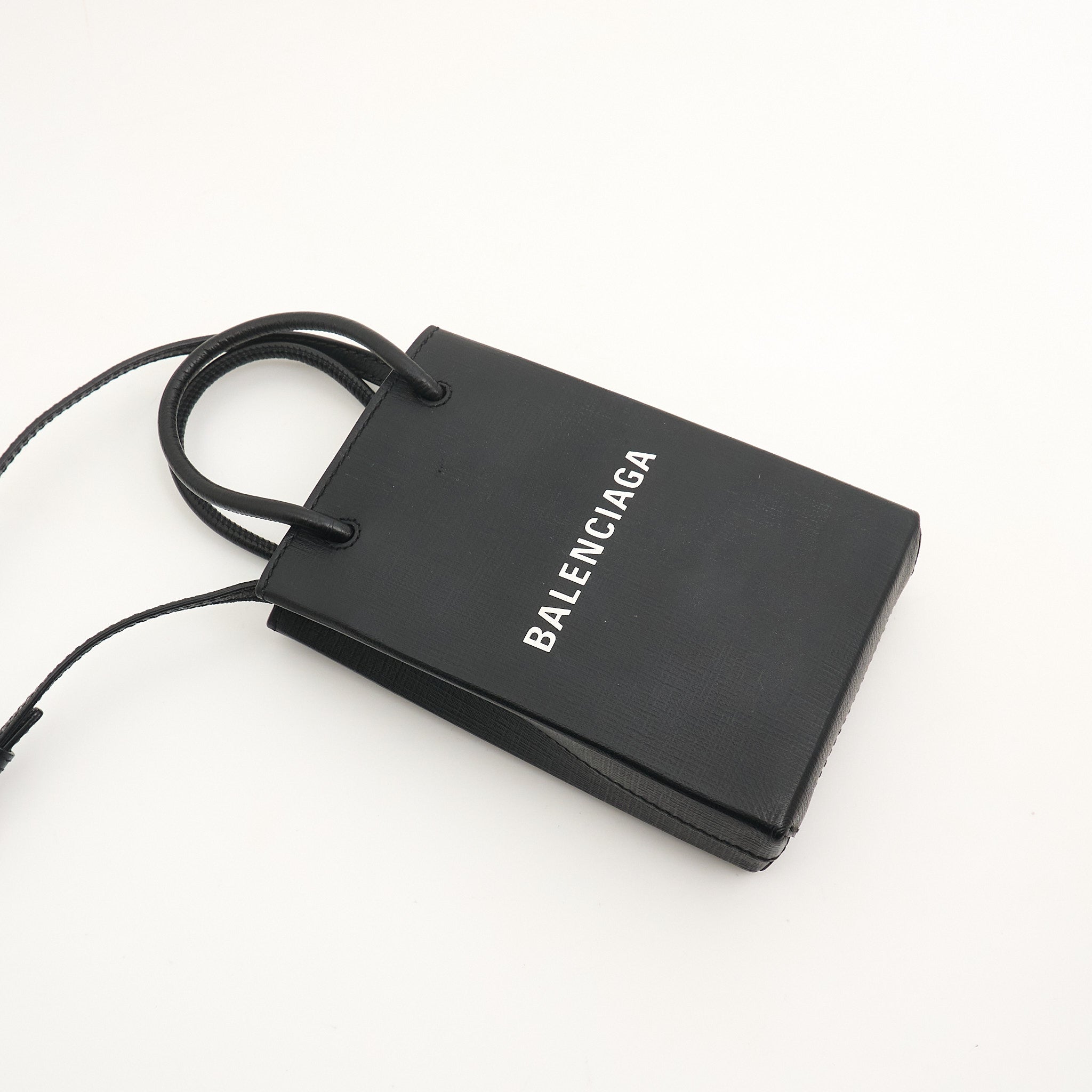 Balenciaga Phone Crossbody Bag Black