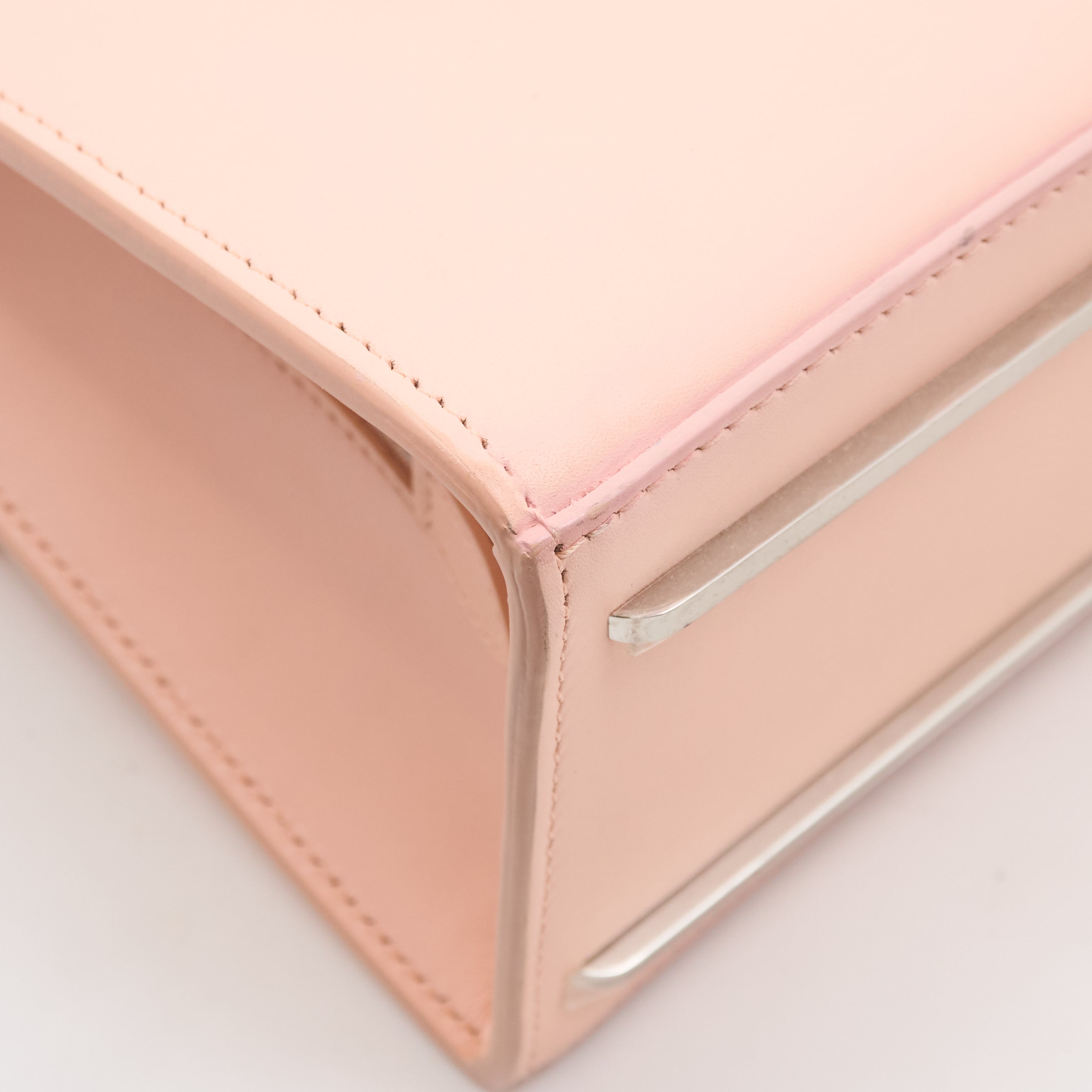 Balenciaga Pink Leather Le Dix Bag