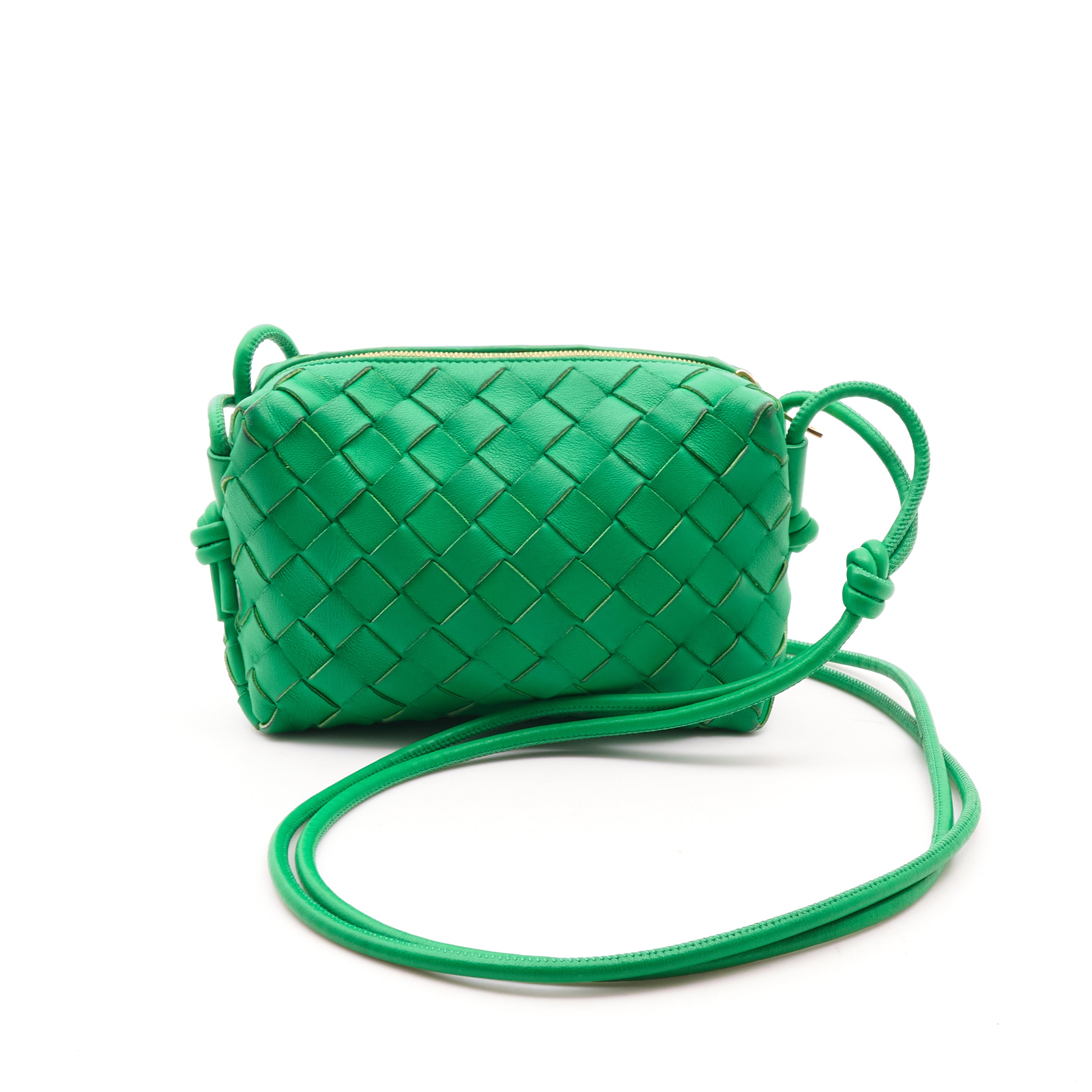 Bottega Veneta Mini Loop Green Camera Bag