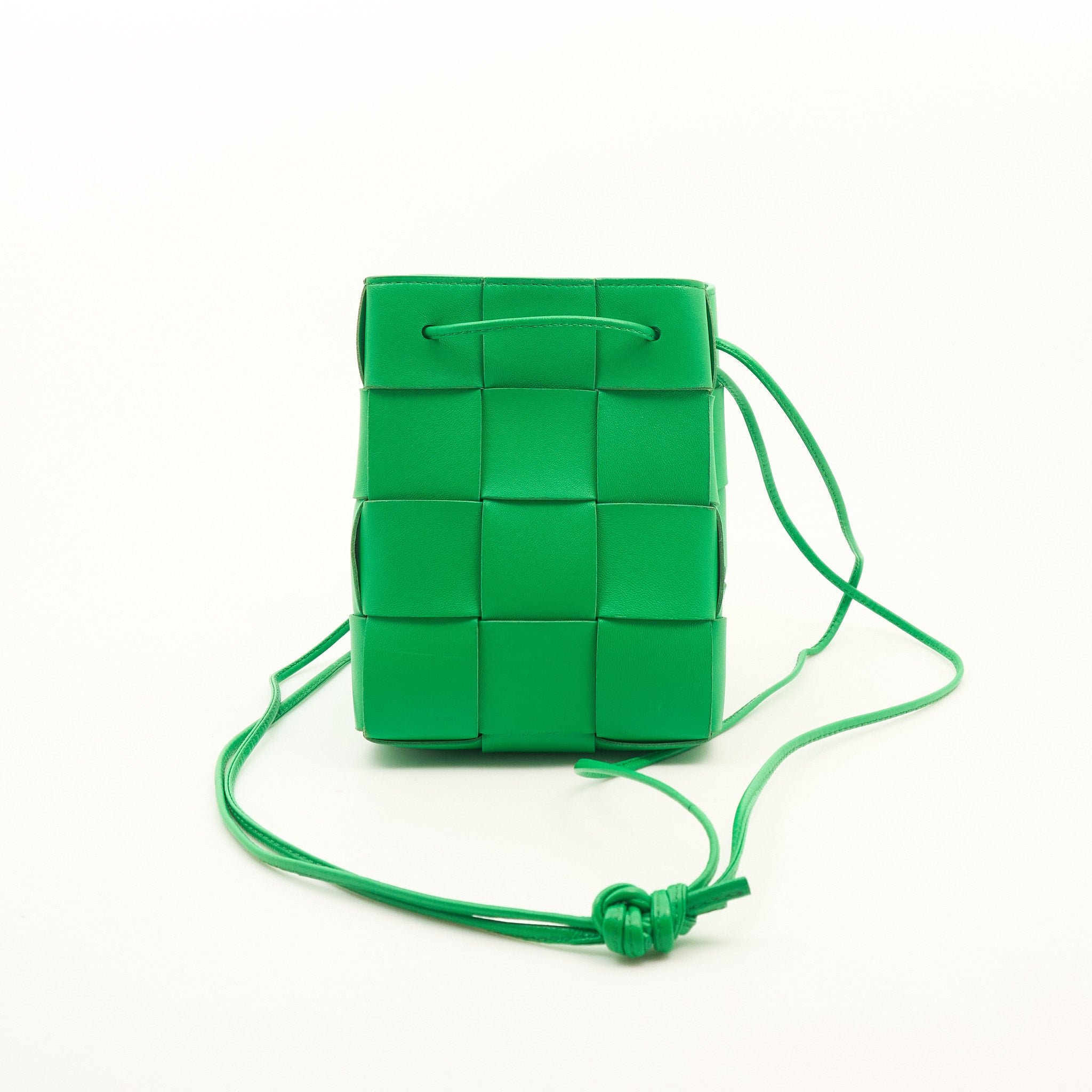 Bottega Veneta Green Cassette Bucket Bag