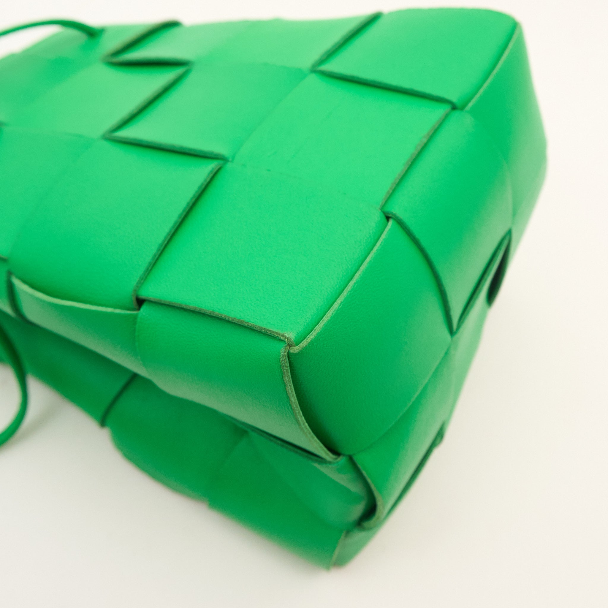 Bottega Veneta Green Cassette Bucket Bag