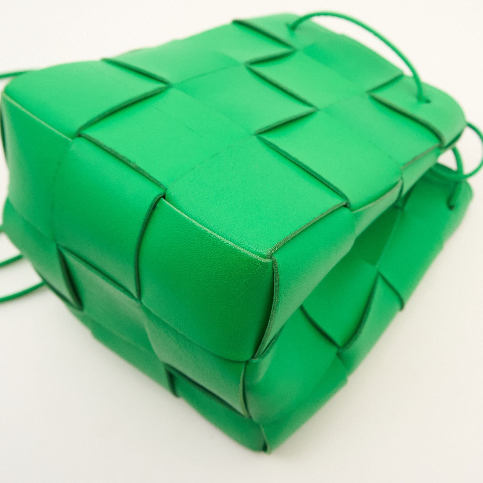 Bottega Veneta Green Cassette Bucket Bag