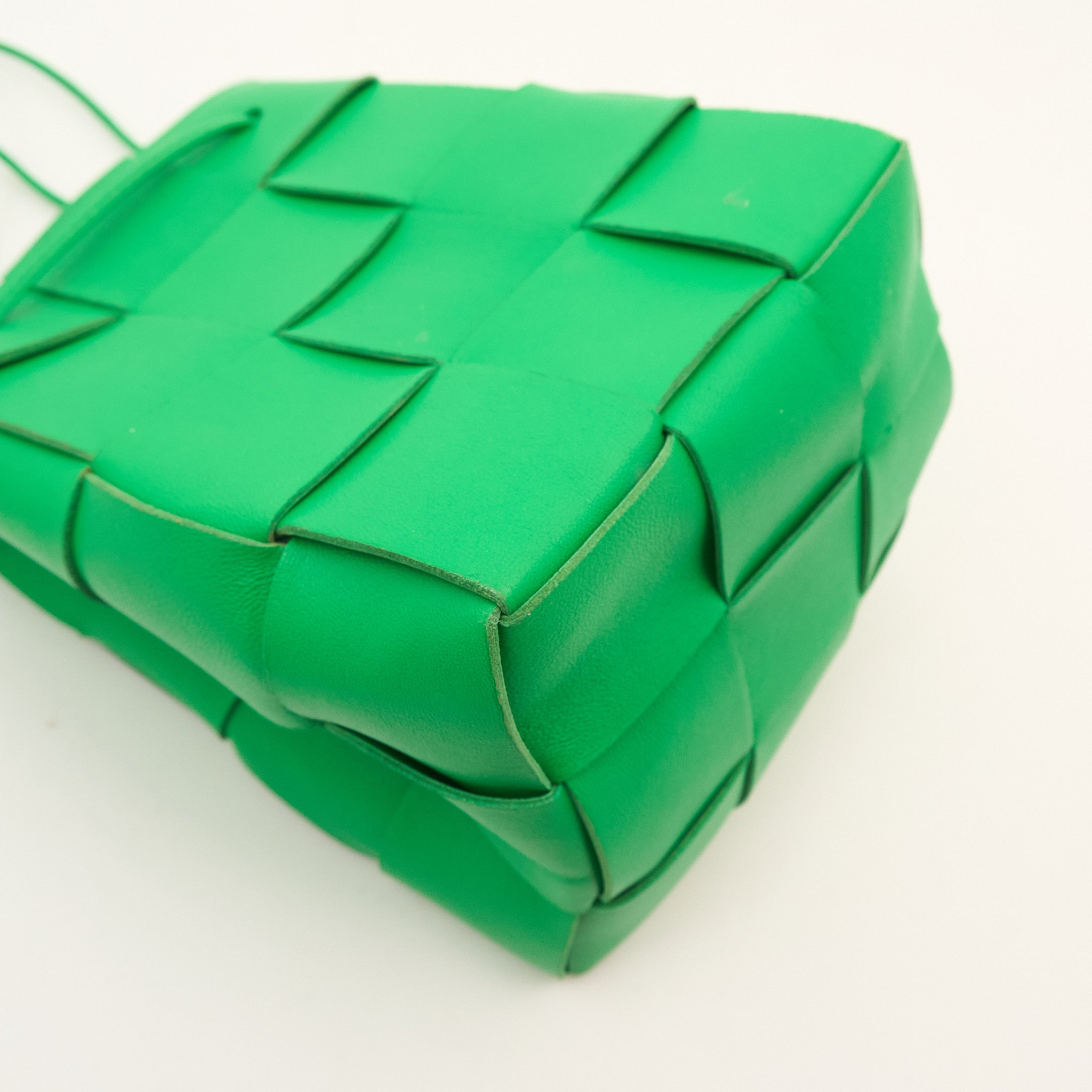 Bottega Veneta Green Cassette Bucket Bag
