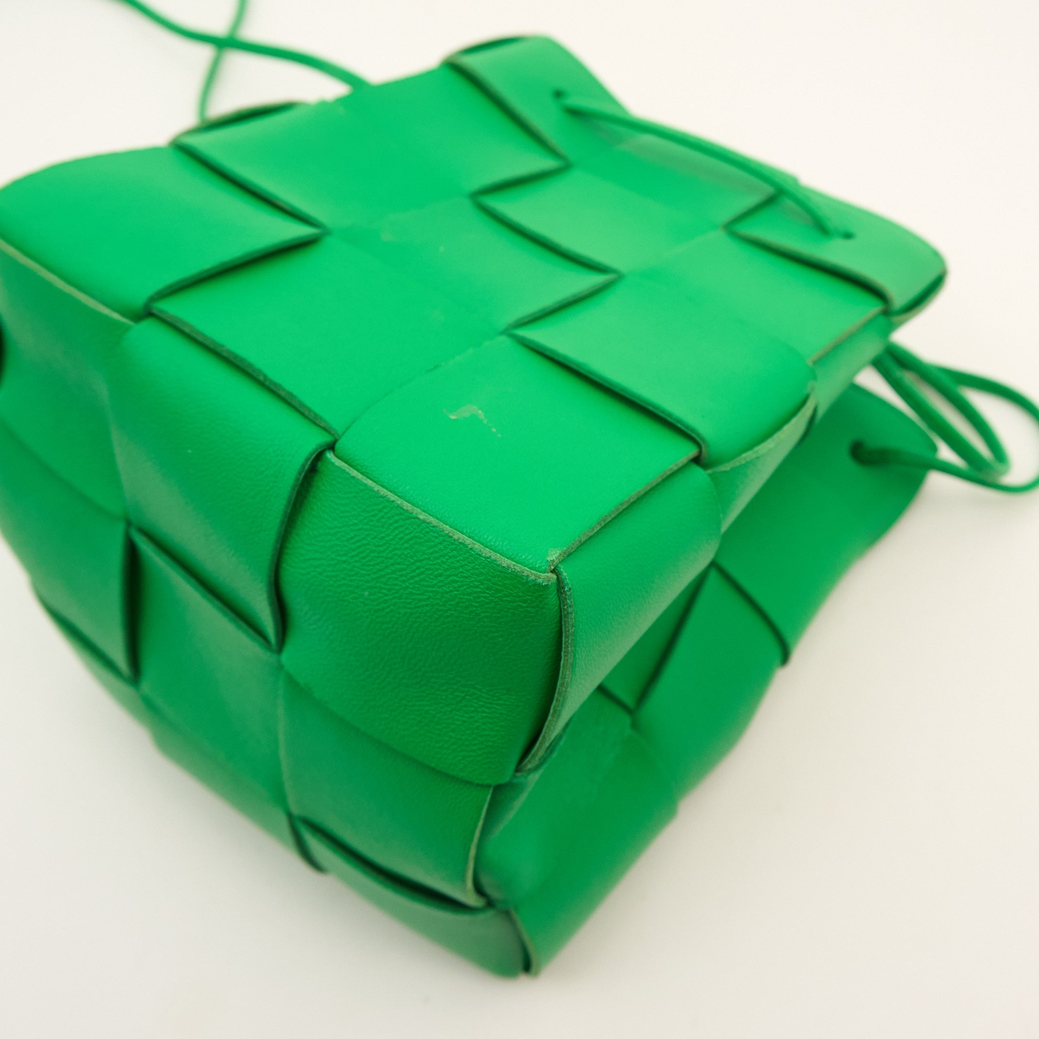 Bottega Veneta Green Cassette Bucket Bag