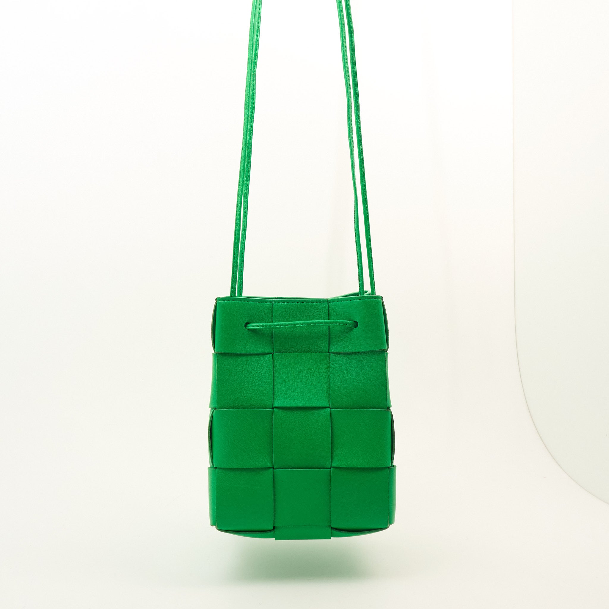 Bottega Veneta Green Cassette Bucket Bag