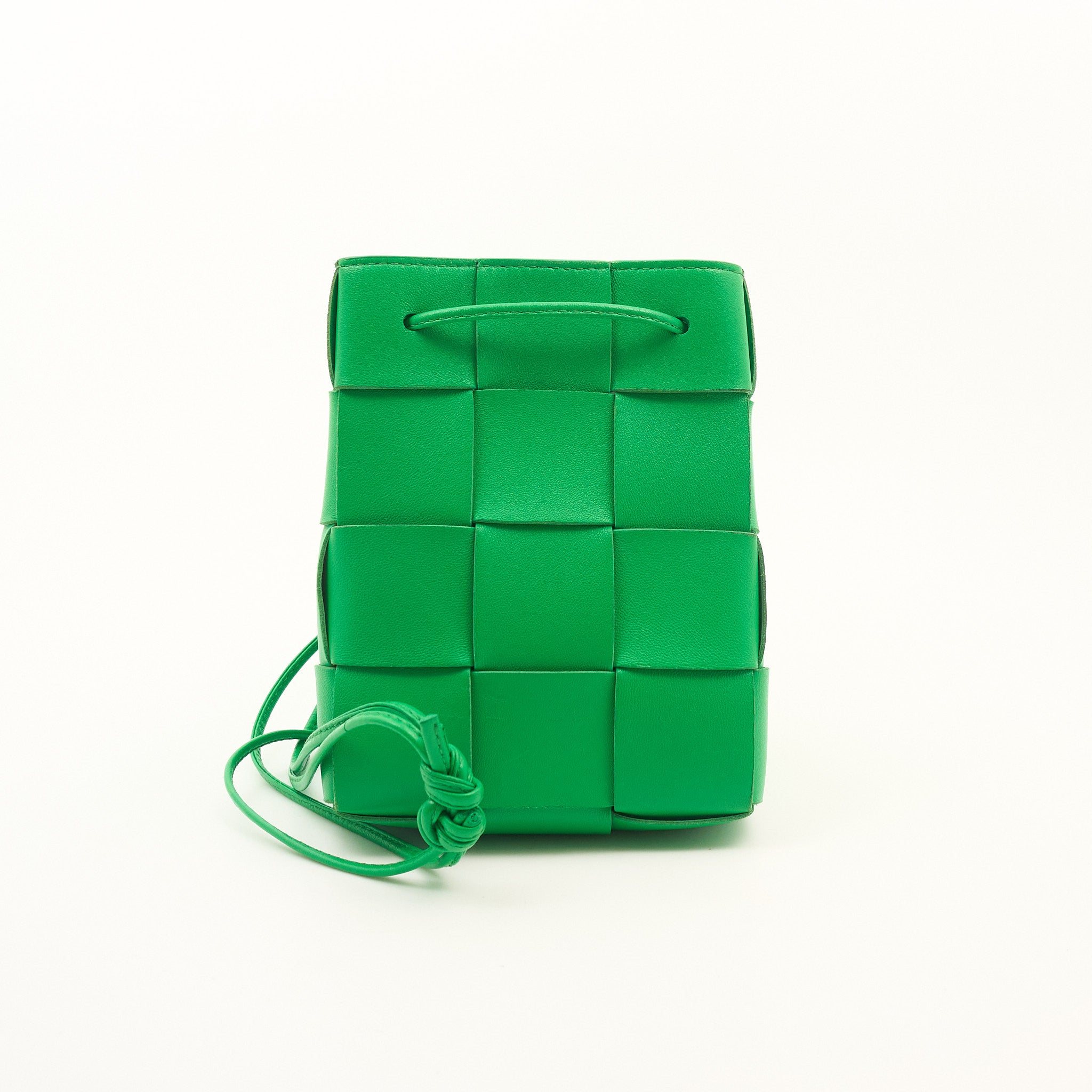Bottega Veneta Green Cassette Bucket Bag