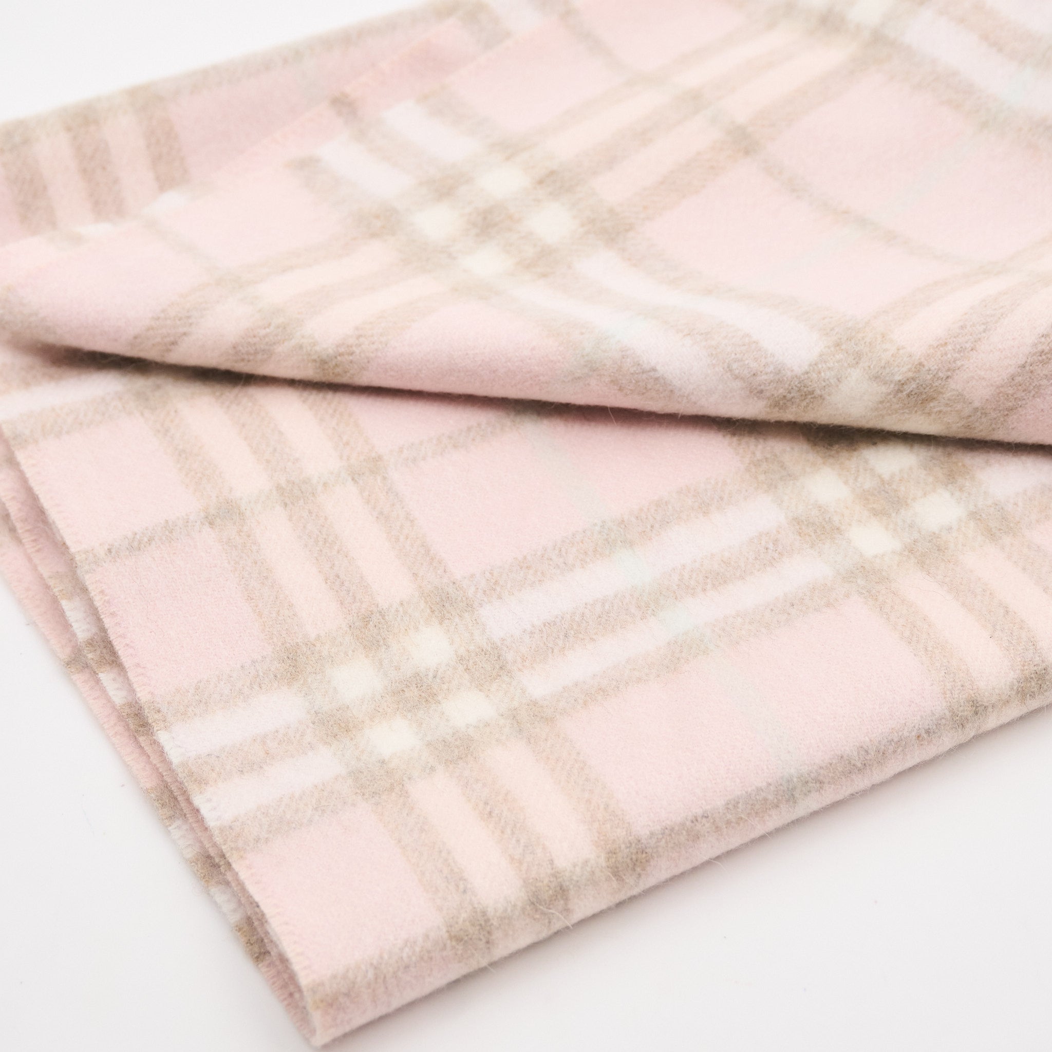 Burberry Cashmere Scarf Pastel Pink