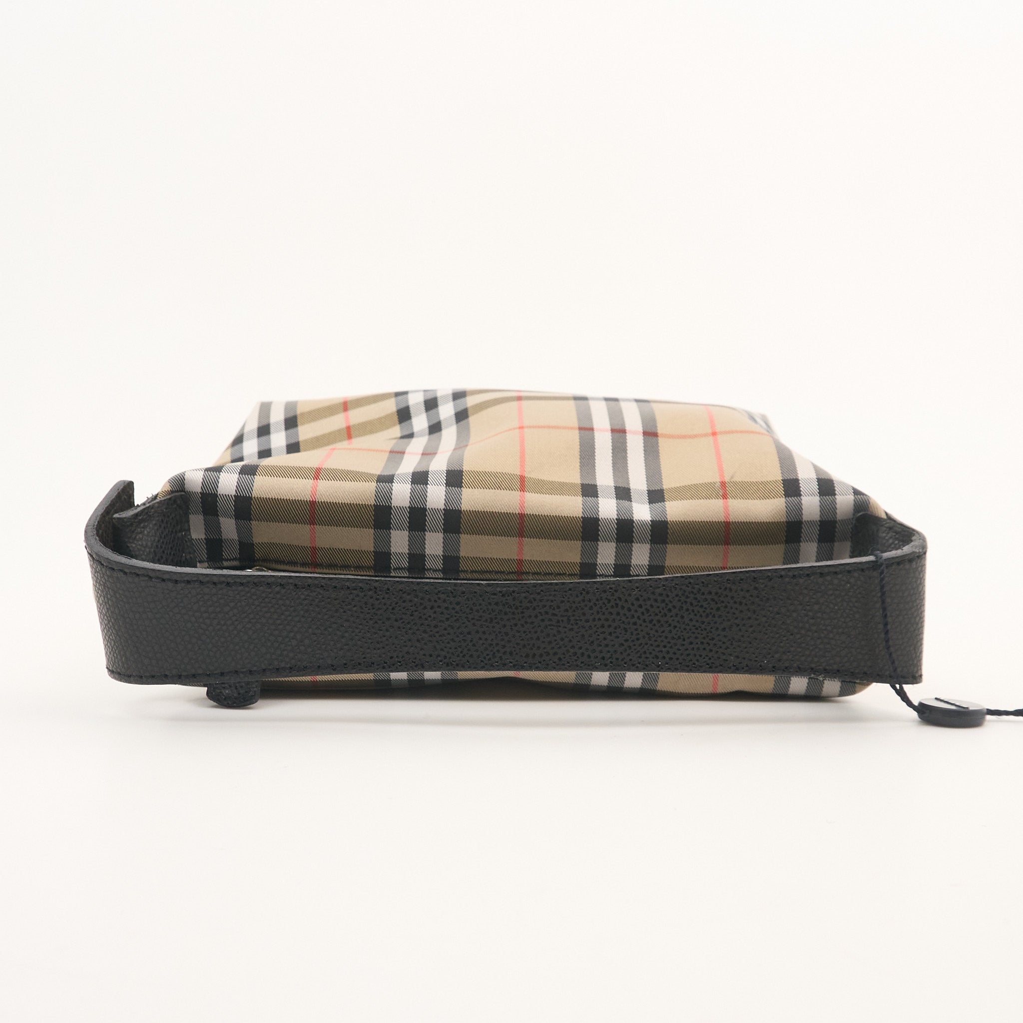 Burberry Check Canvas Pouch Bag