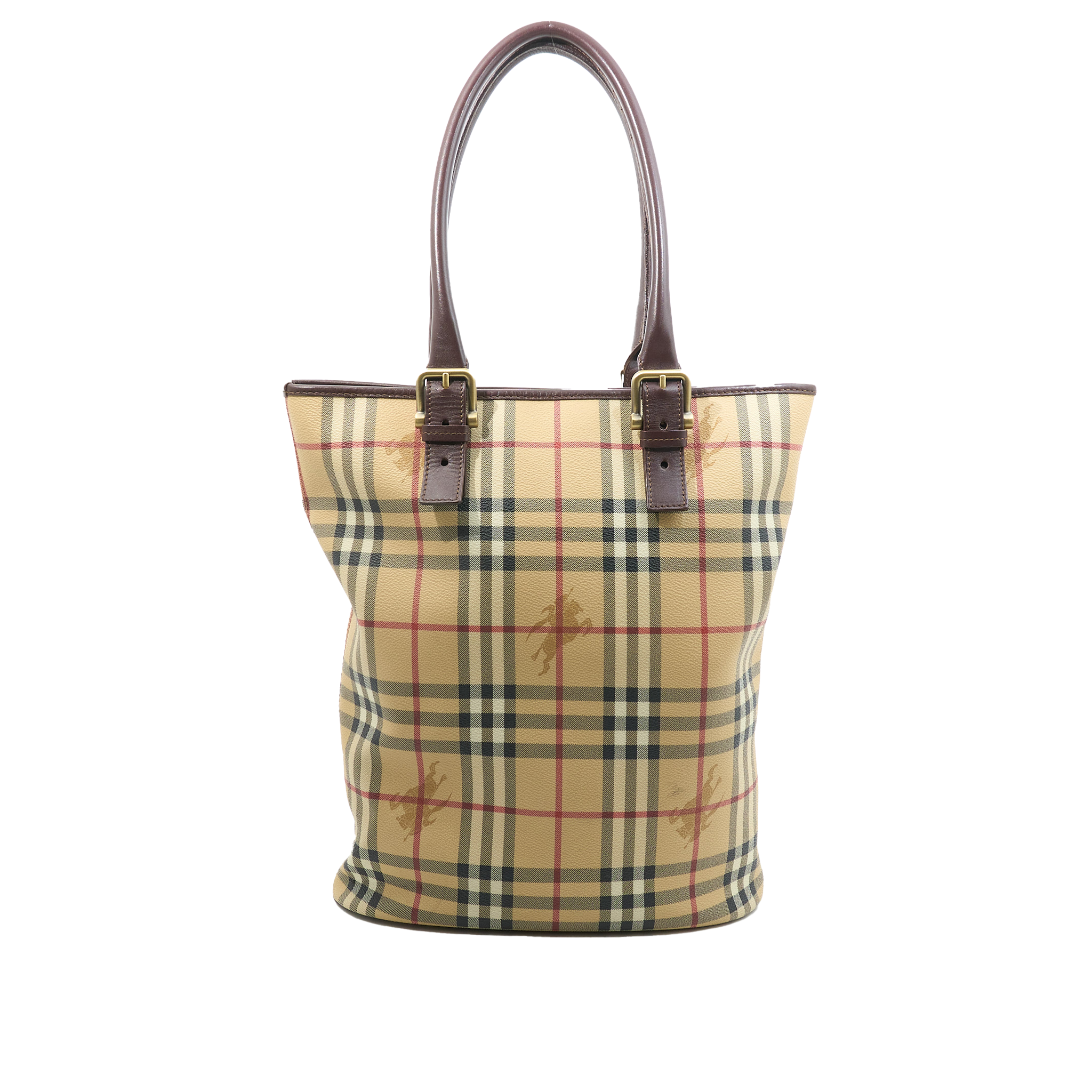 Burberry Haymarket Check Tote Bag