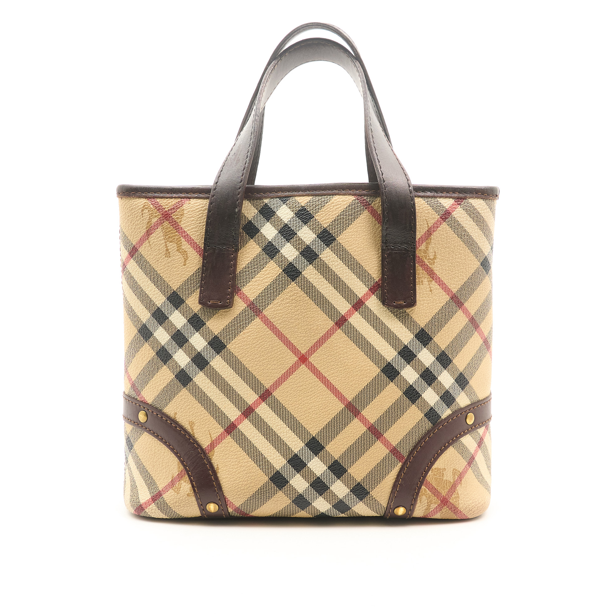 Burberry Check Tote Bag