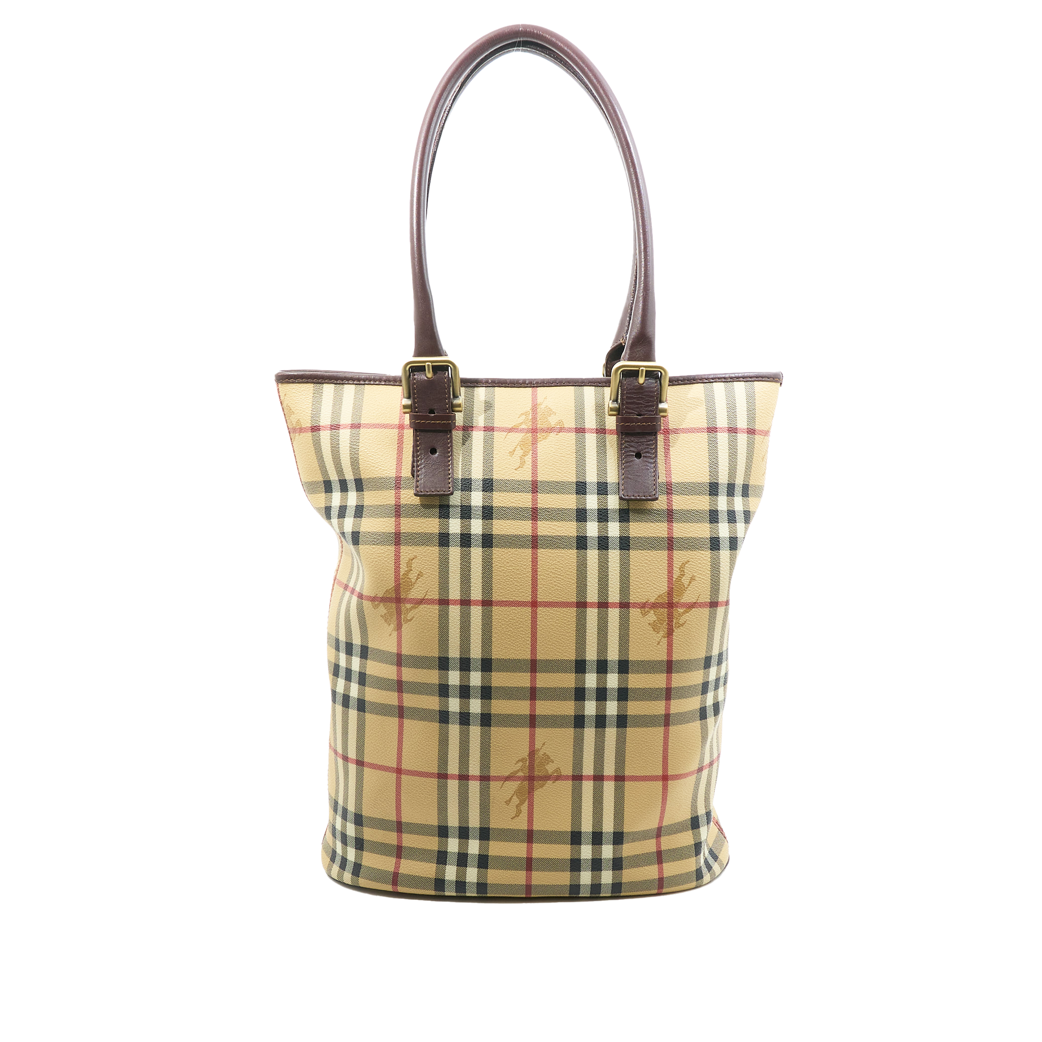 Burberry Haymarket Check Tote Bag