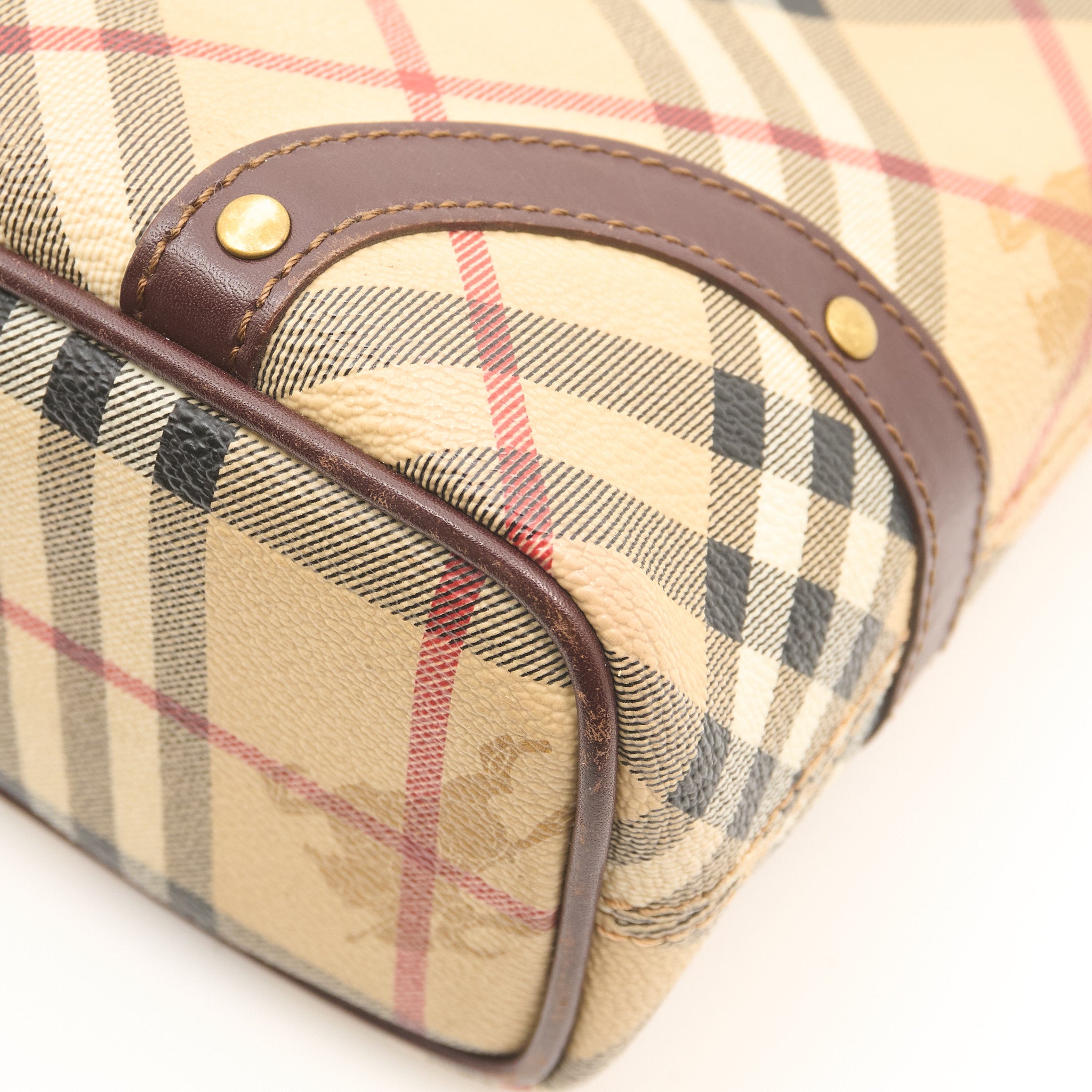 Burberry Check Tote Bag