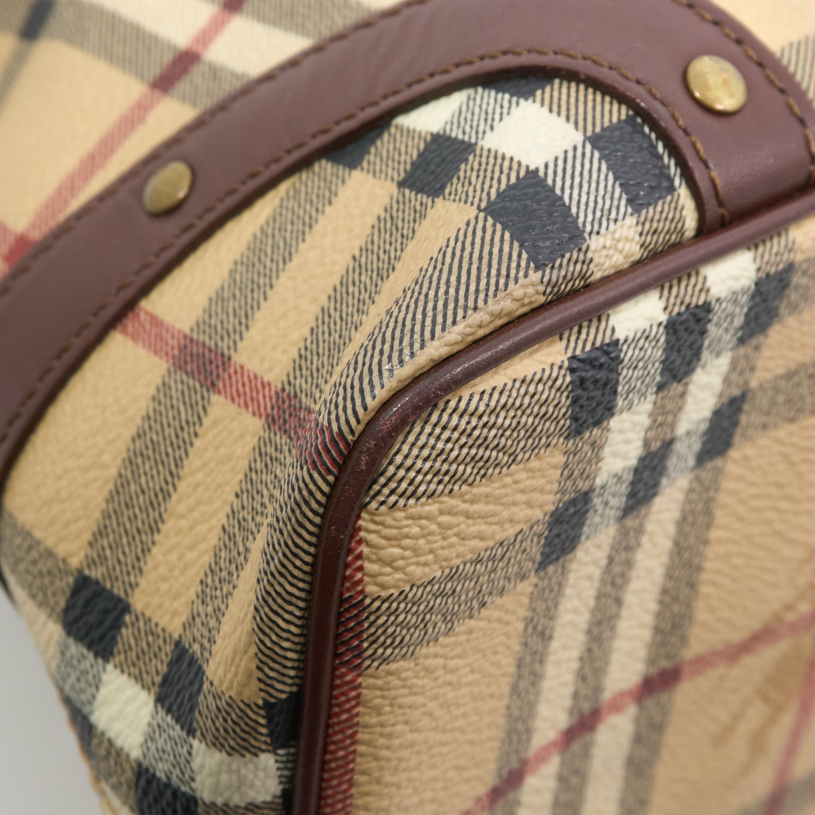 Burberry Check Tote Bag