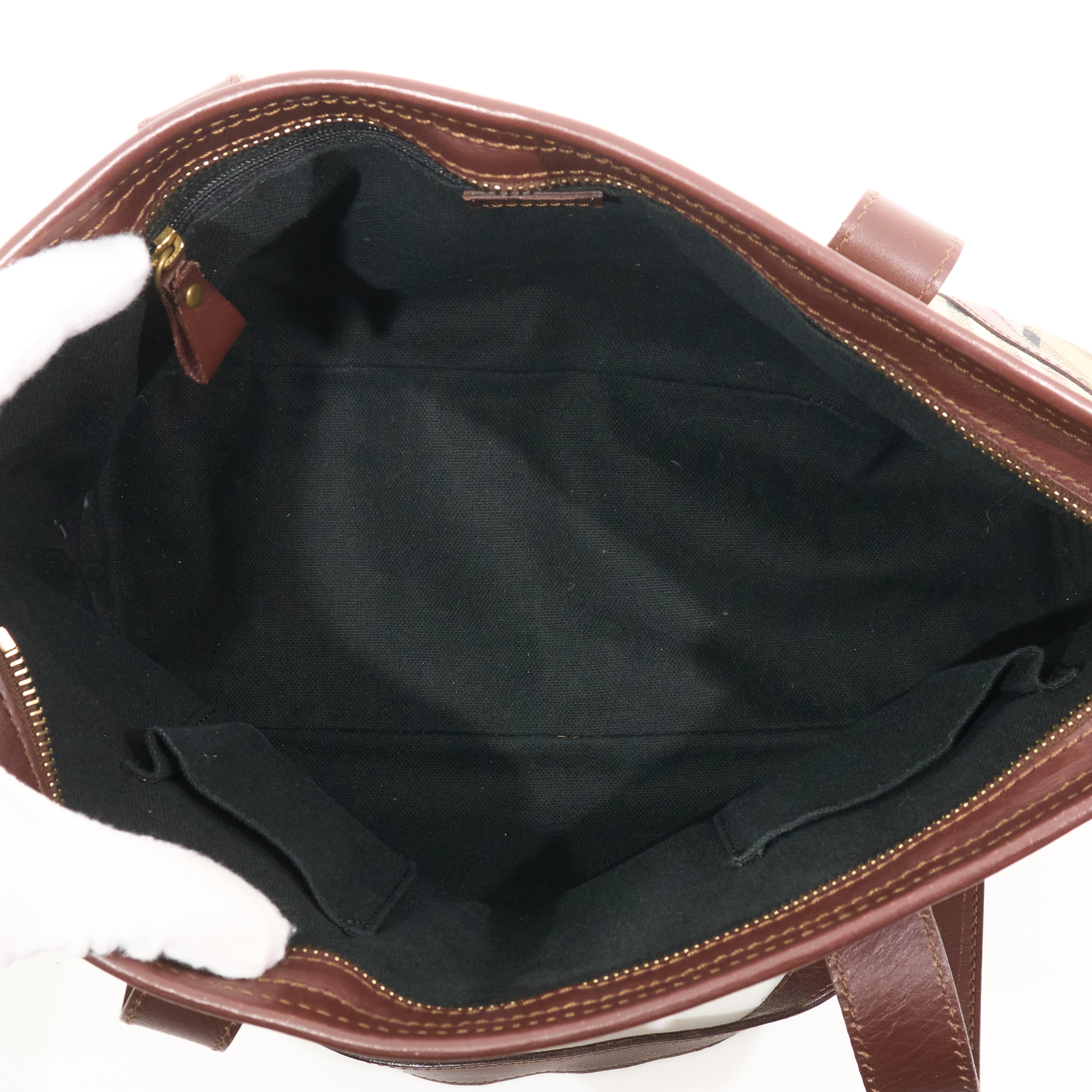 Burberry Check Tote Bag