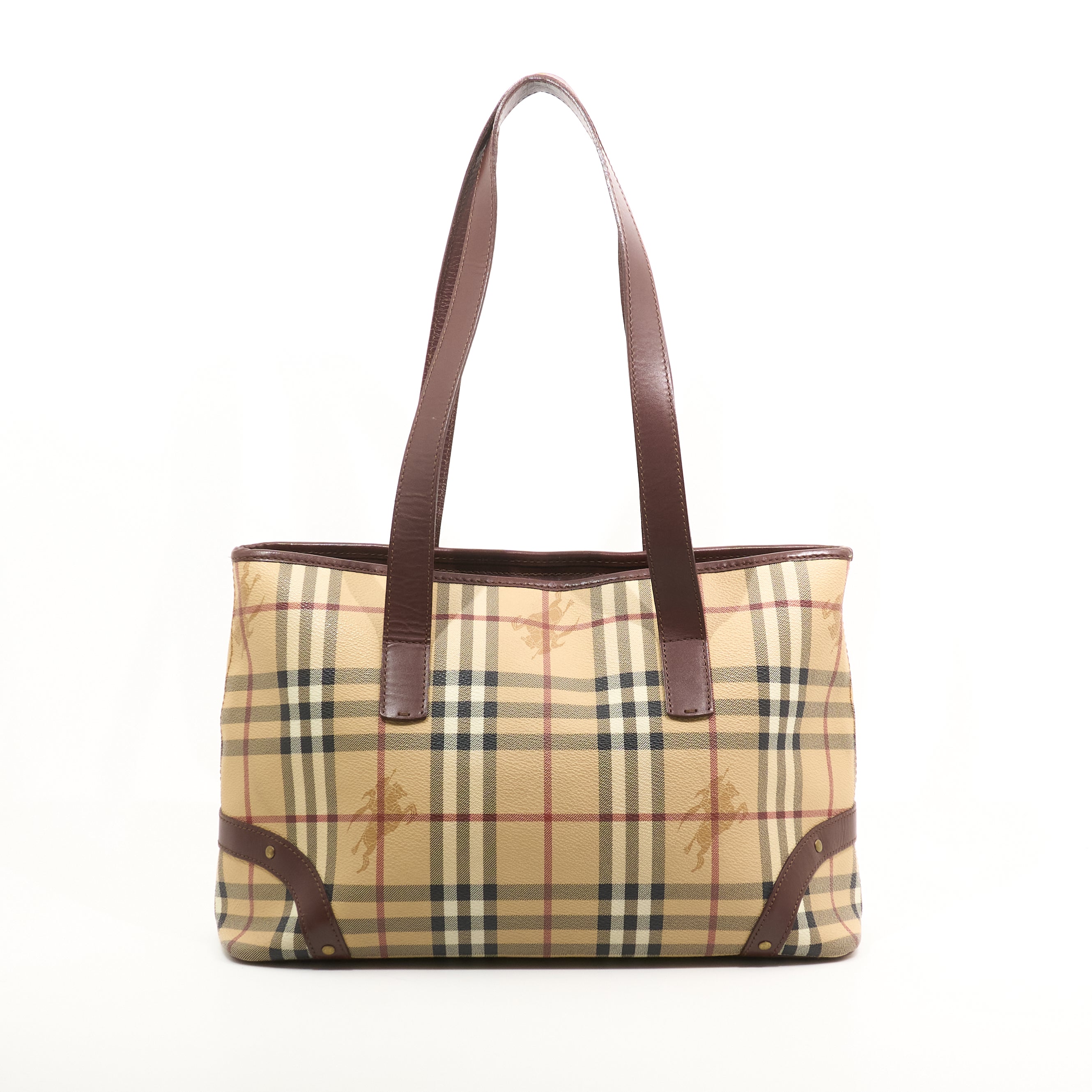 Burberry Check Tote Bag