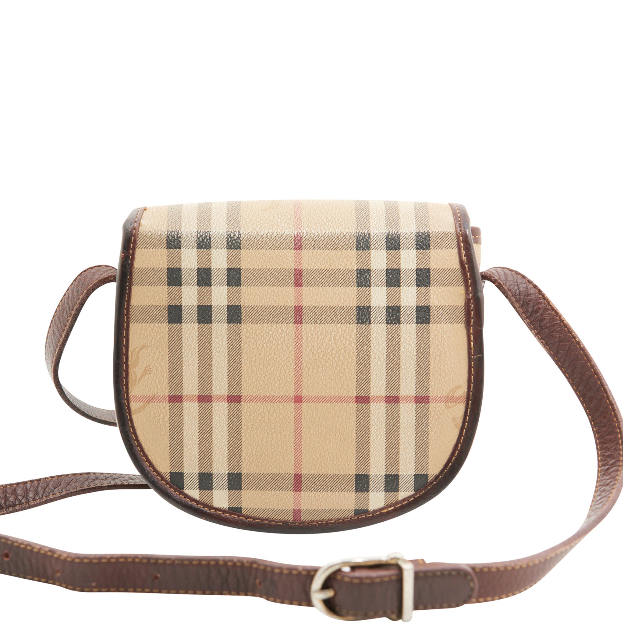 Burberry Vintage Canvas Mini Crossbody in Check Canvas