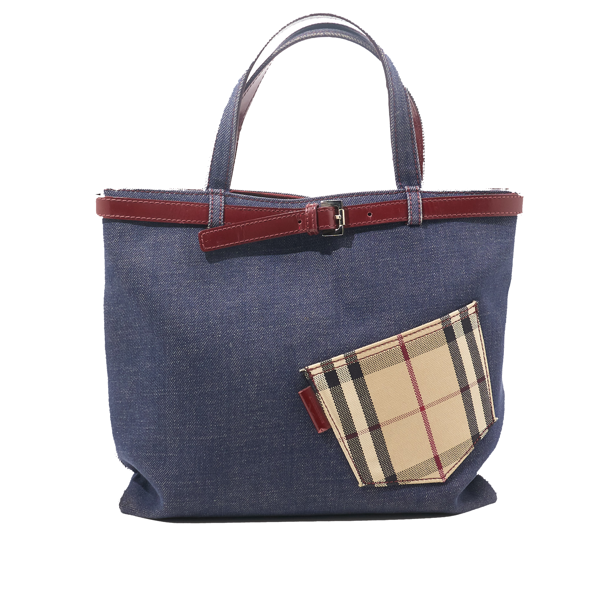 Burberry Vintage Denim Jean Tote