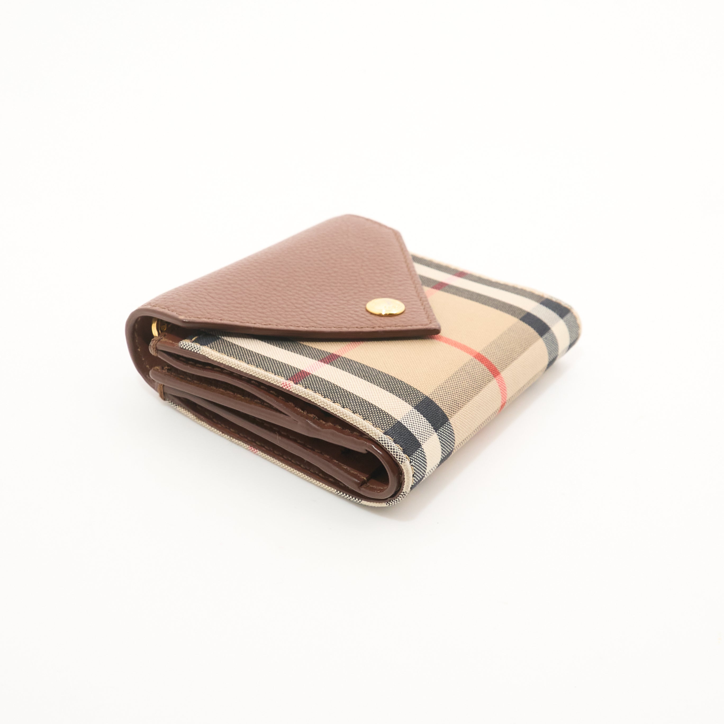 Burberry Check & Tan Wallet