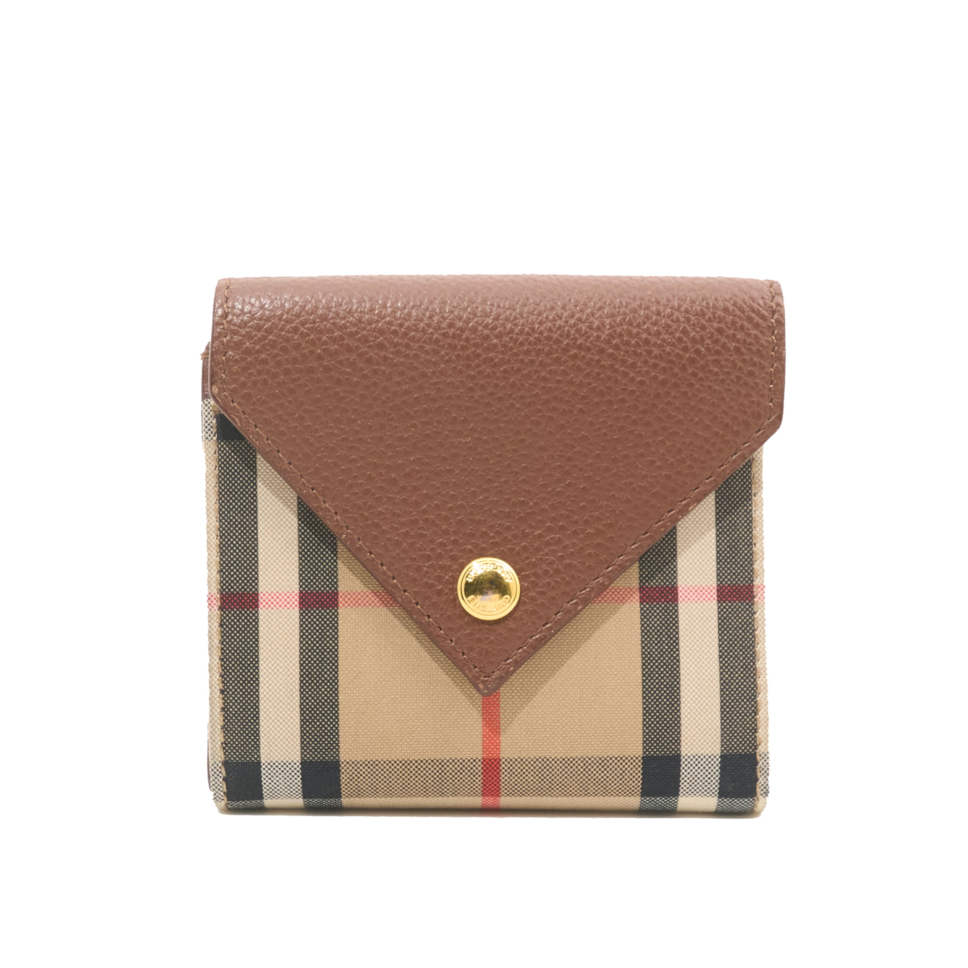 Burberry Check & Tan Wallet