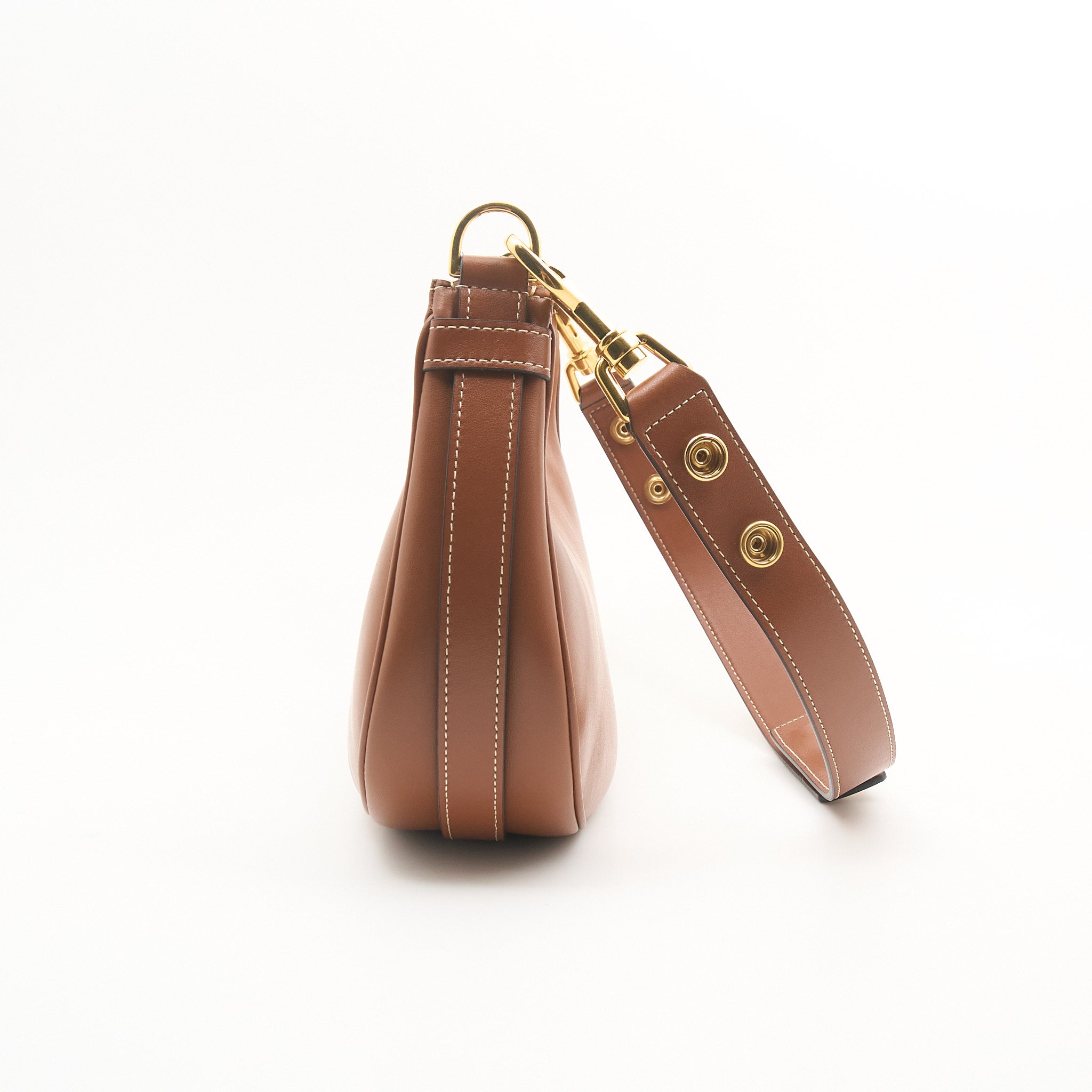 Celine Ava Triomphe Tan Leather Bag