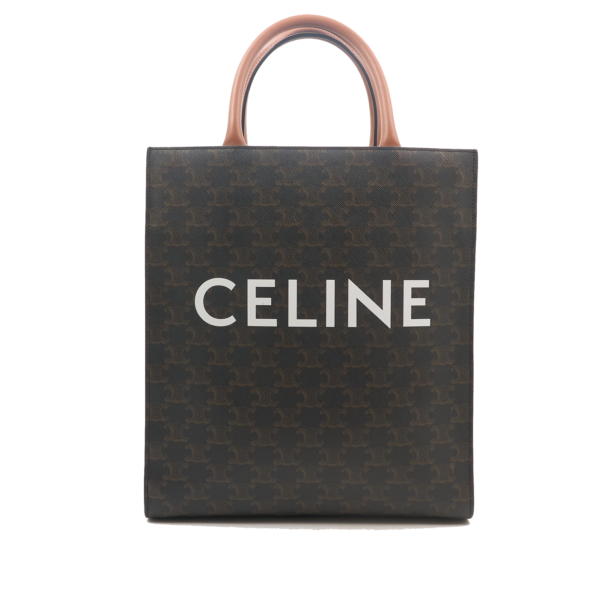 Celine Vertical Cabas Tote Bag in Triomphe Canvas
