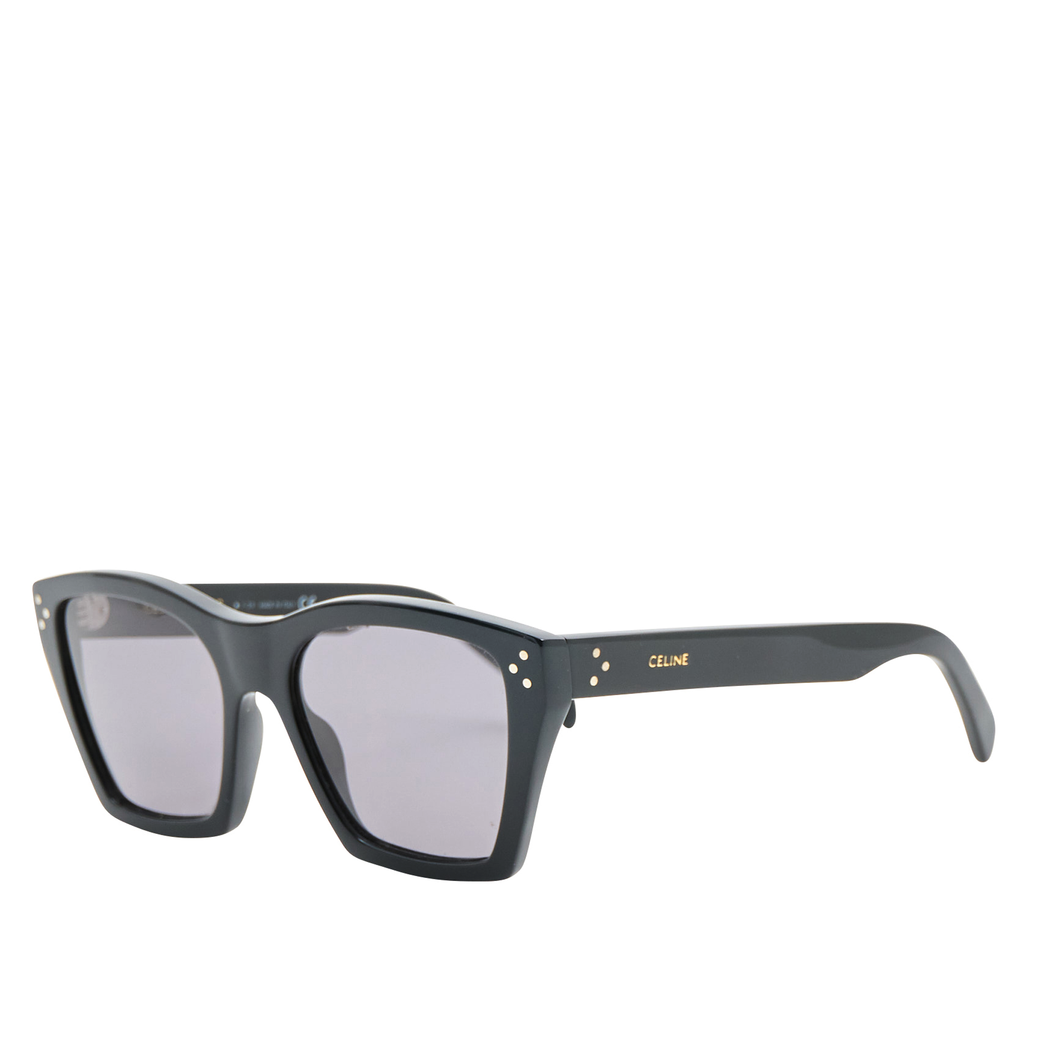 Celine Cat Eye Polarised Black Sunglasses