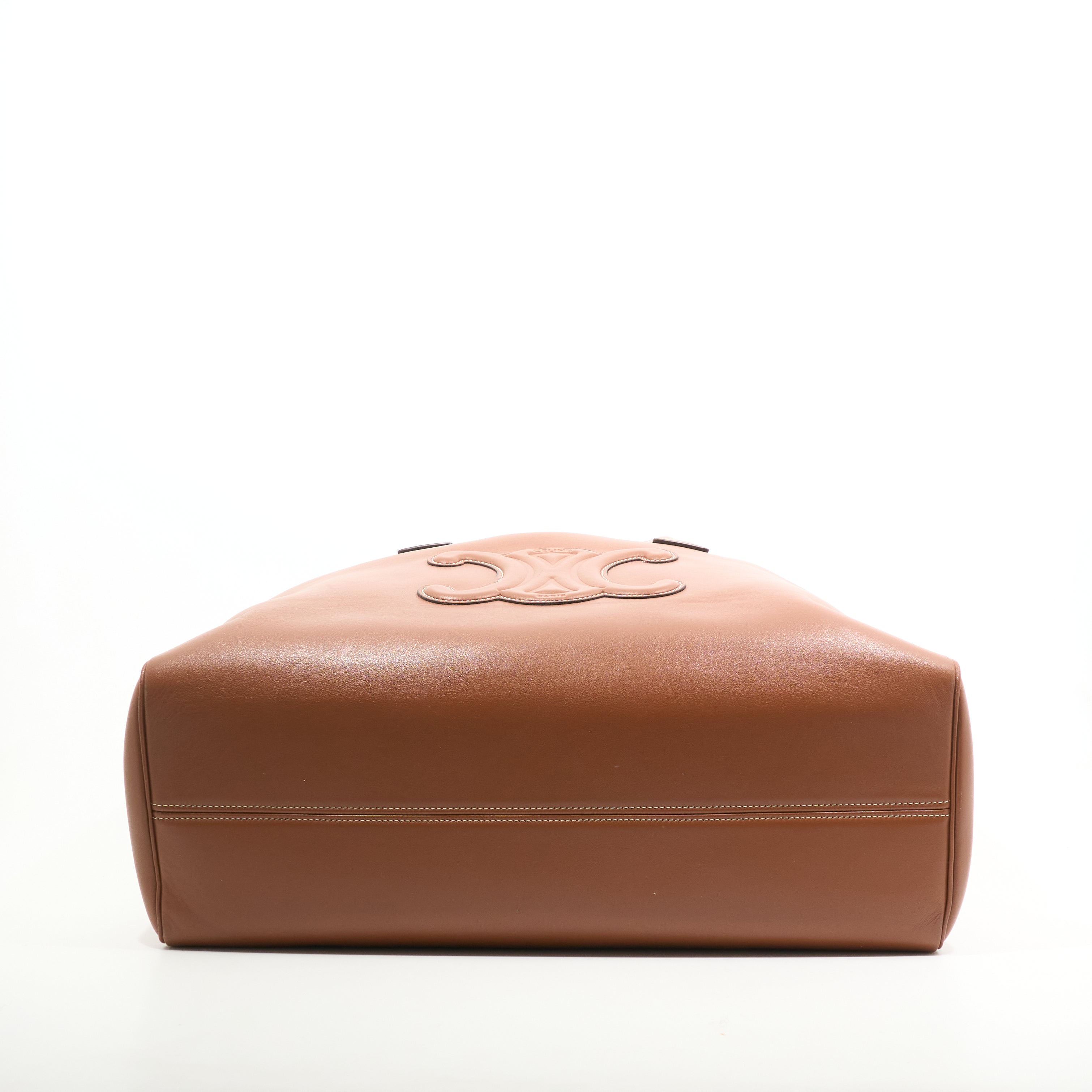 Celine Large Cabas Drawstring Tan Tote Bag