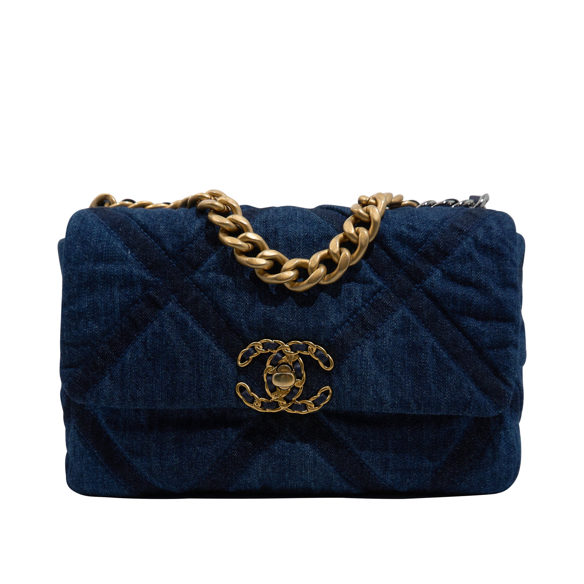 Chanel 19 Small Denim Bag