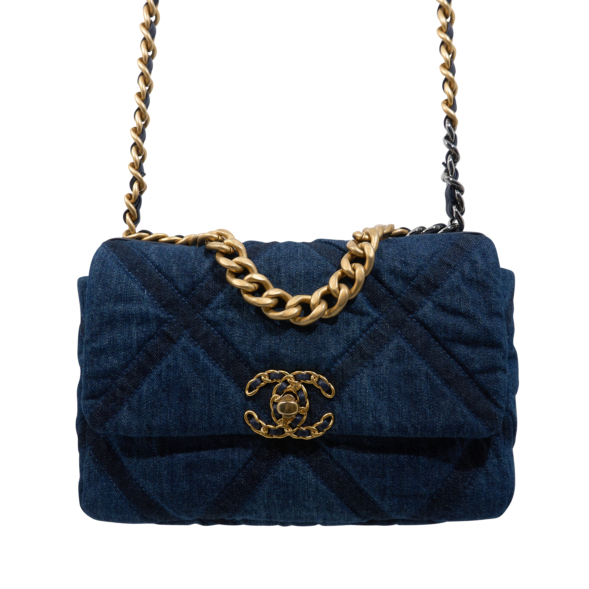 Chanel 19 Small Denim Bag